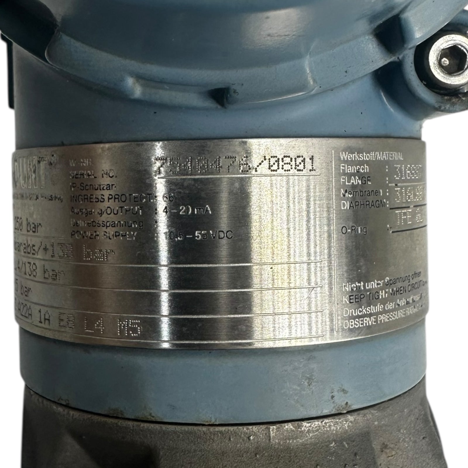 Rosemount 3051 Drucktransmitter 03031-U059-1044 HART 4-20mA 250bar