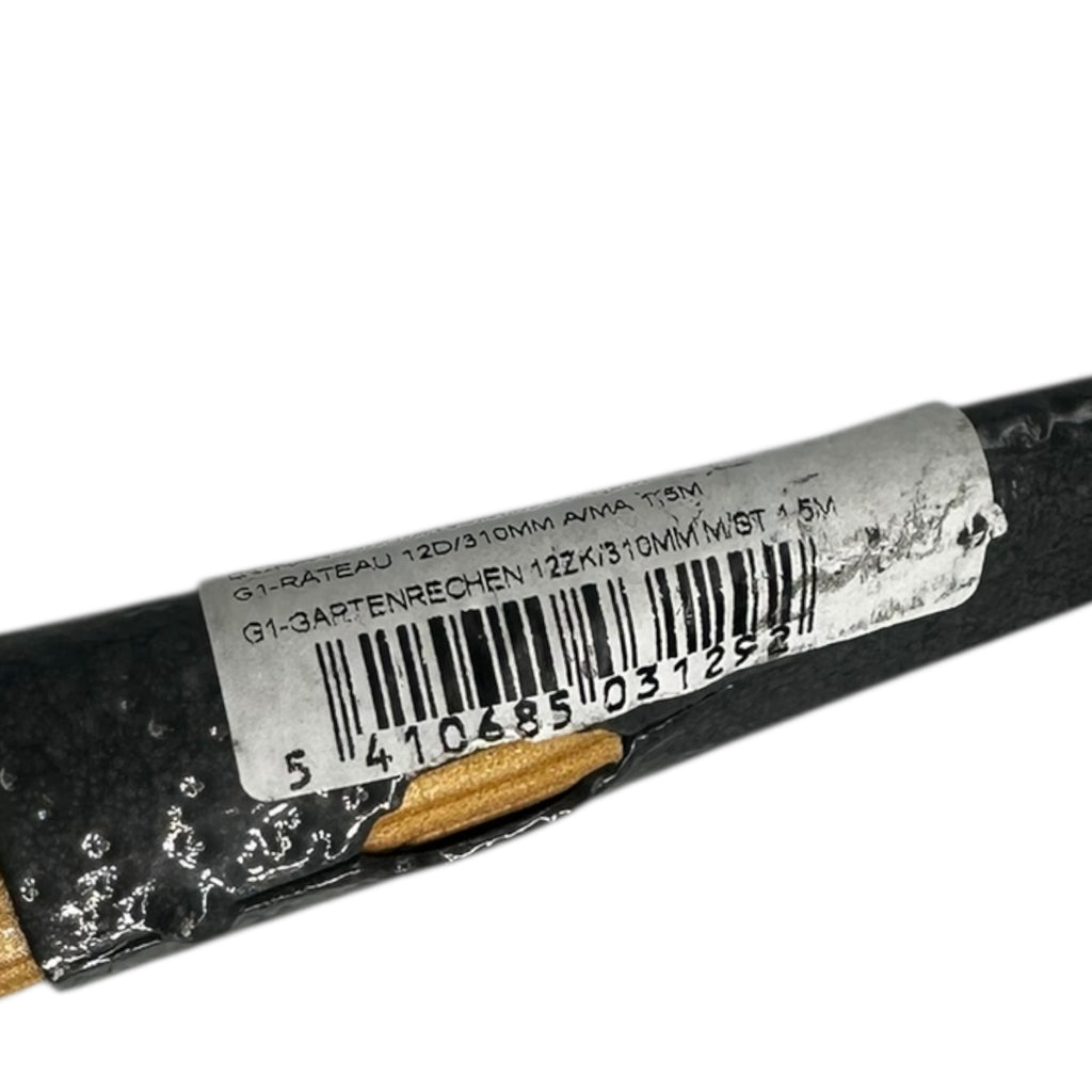 Polet 0303121E Gartenrechen harke 12Z 310mm Metall 1,5m Stiel