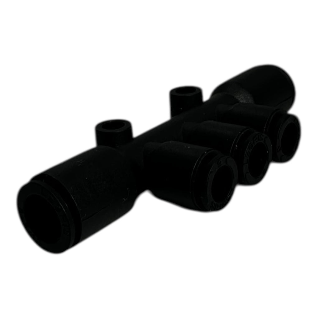 10x Parker 33040806 Steckverbinder 4-fach Verteiler Pneumatik mehrfachverteiler