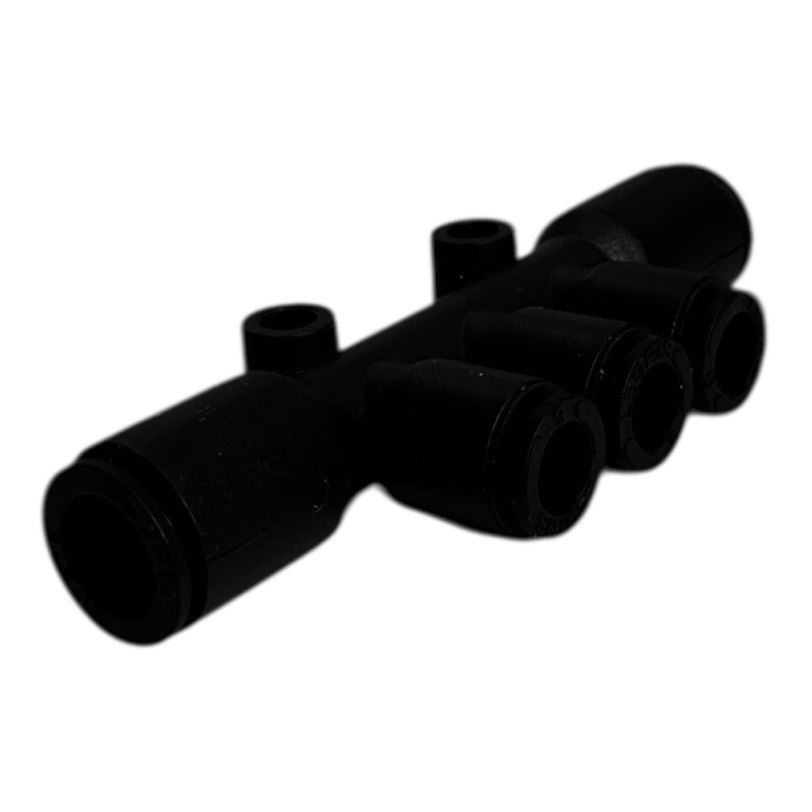 10x Parker 33040806 Steckverbinder 4-fach Verteiler Pneumatik mehrfachverteiler