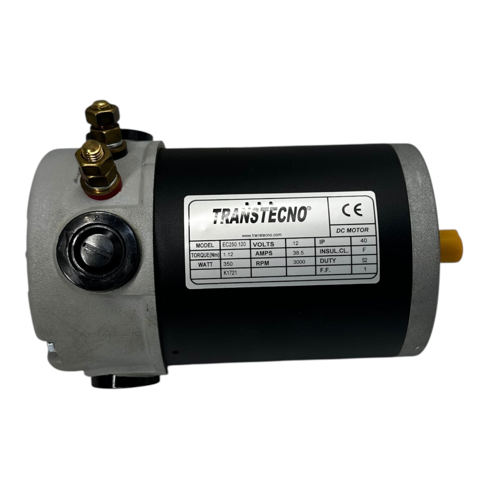 Transtecno EC250.120 DC-Motor 12V 350W 3000rpm B14 Rahmen63 Antrieb