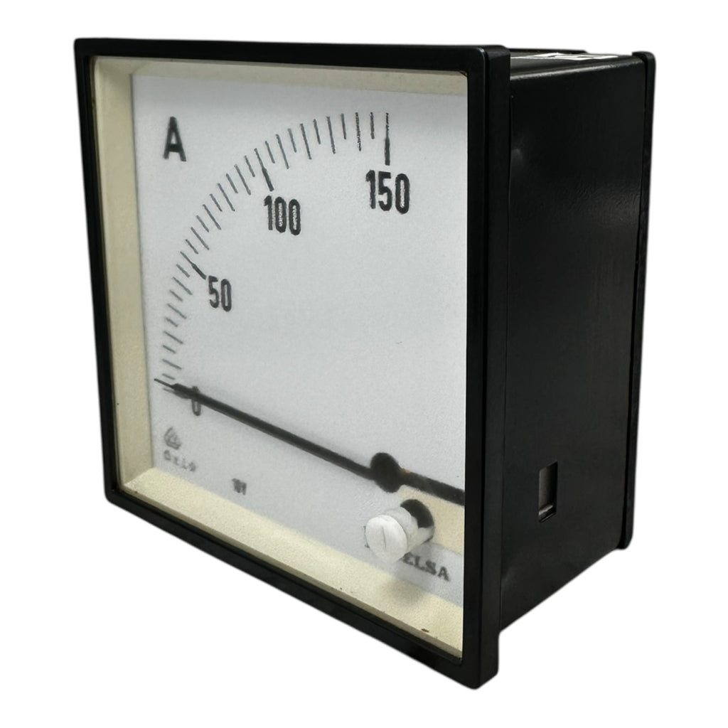 Celsa Analog Amperemeter 150A Einbaugerät 10V Strommessgerät