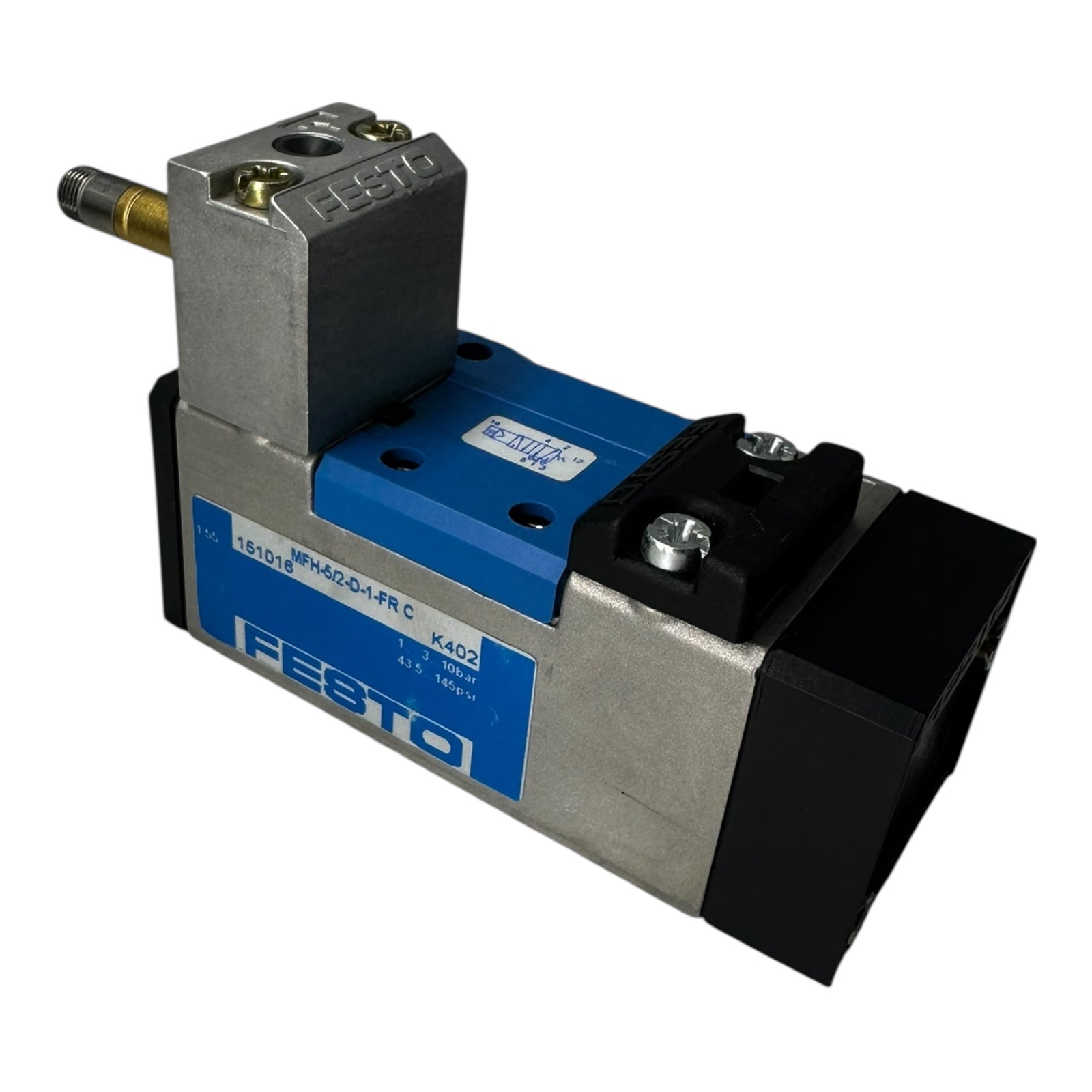 Festo MFH-5/2-D-1-FR-C Magnetventil 5/2 Wege 3–10bar Pneumatikventil 151016
