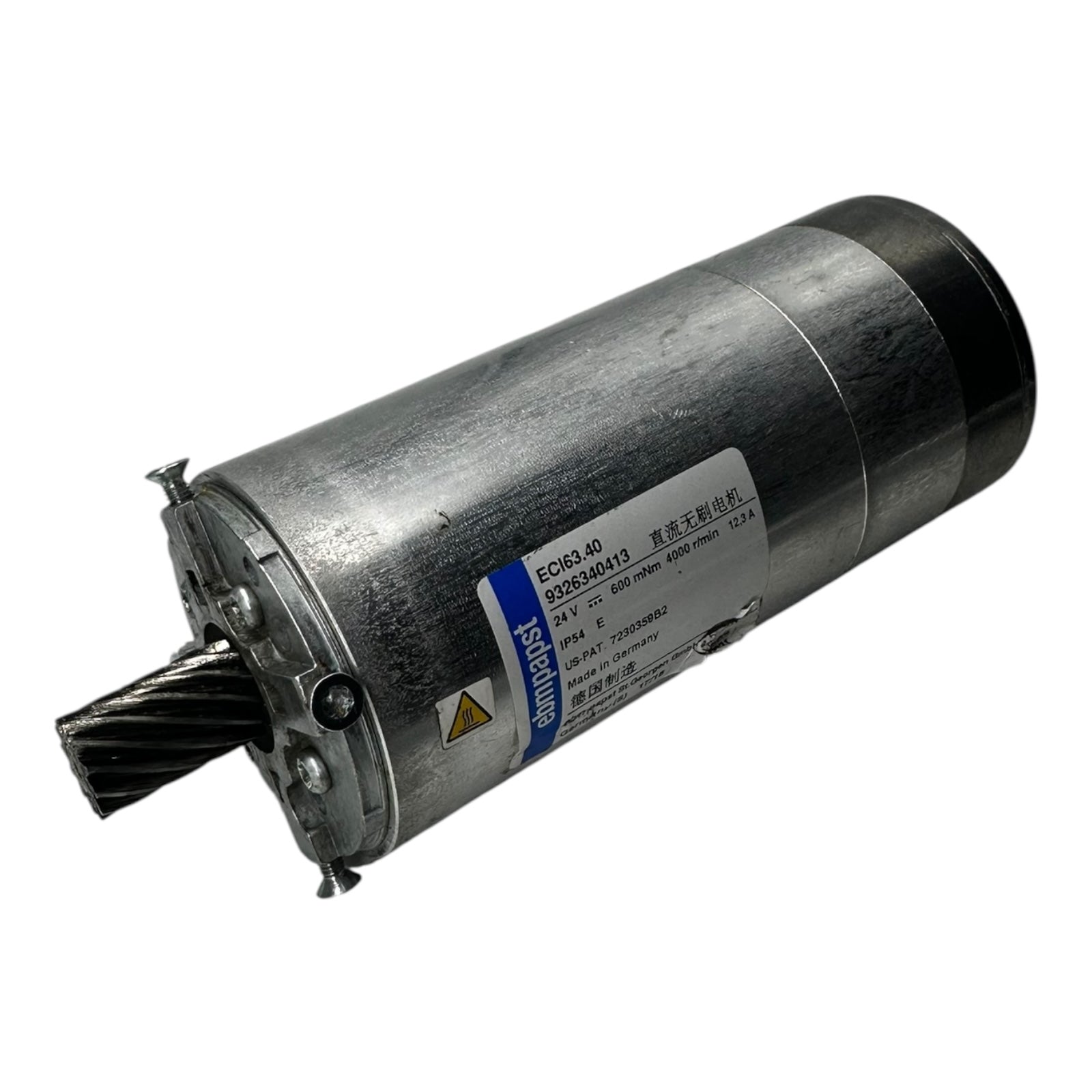 ebm-papst EC-Motor ECI63.40 9326340413 24V 600mNm 4000rpm IP54 12,3A DC-Motor