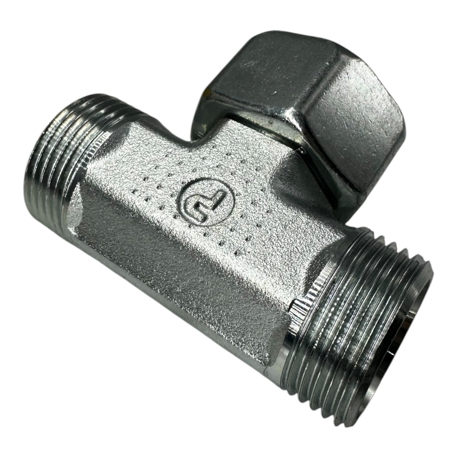 Parker ET22LOMDCF T-Stück Verschraubung Hydraulik EO 22mm AG/IG Stahl vernickelt