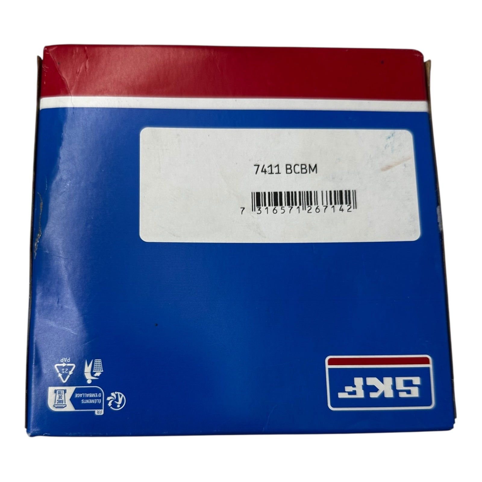 Skf 7411BCBM Schrägkugellager 55x140x33 mm Hochlastlager