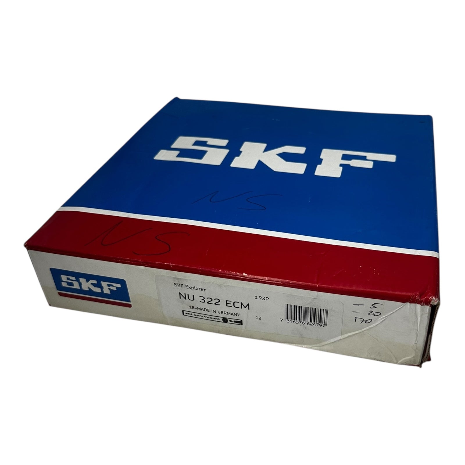 SKF NU 322 ECM Zylinderrollenlager SKF Explorer Made in Germany 110x240x50mm