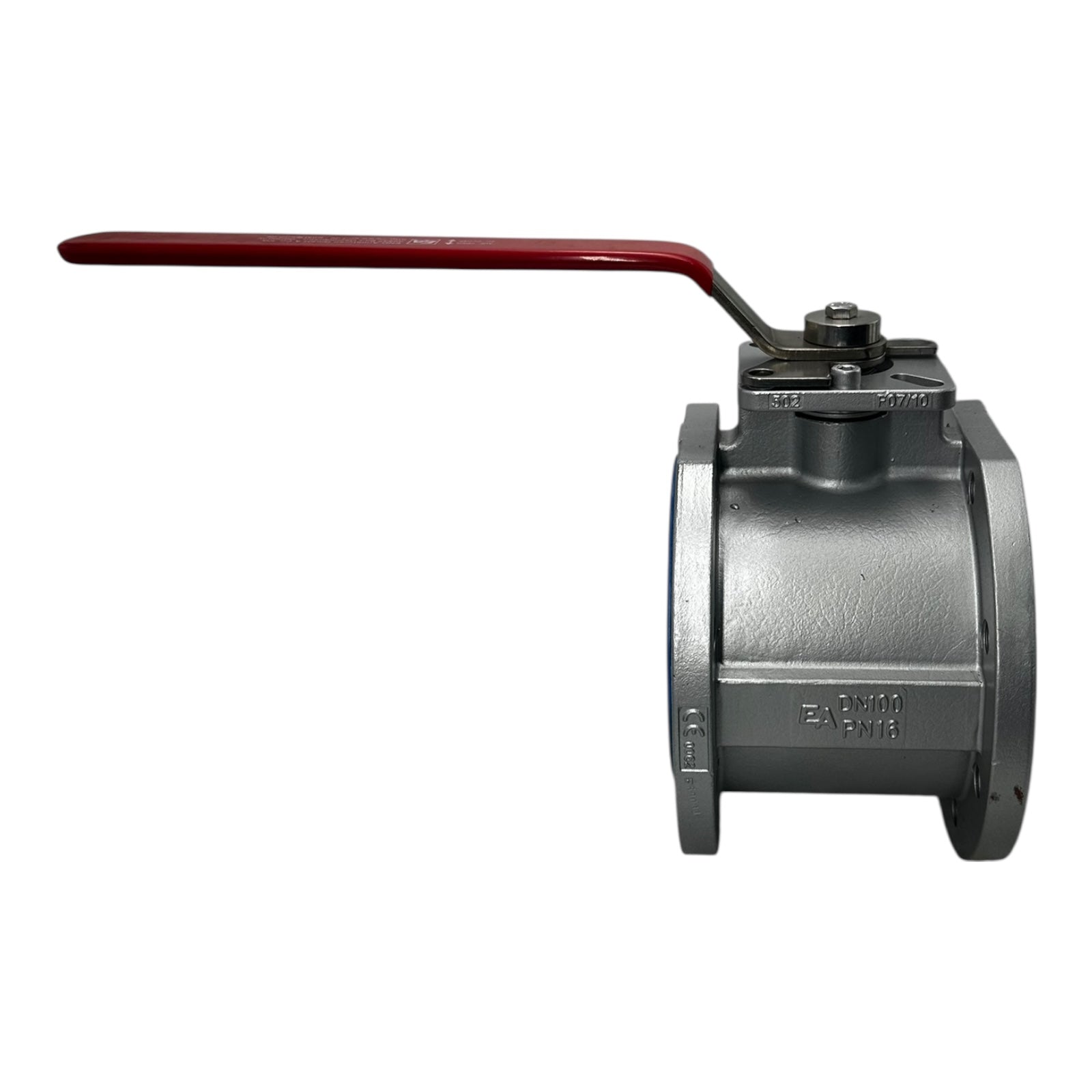 EA Kugelhahn ZK451010 DN100 PN16 Flansch 1.0619 Industrieventil neu