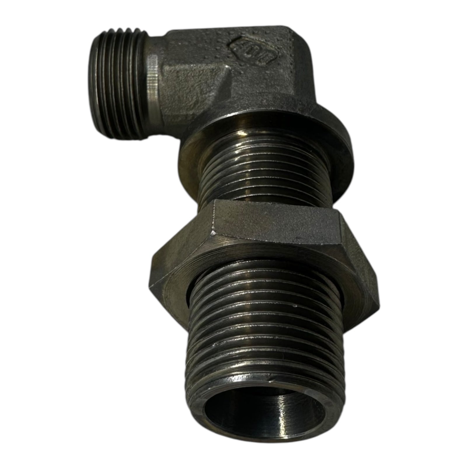 10x EMB Winkelschottstutzen XL12-SMITGM/ZN 90° Verschraubung Hydraulik