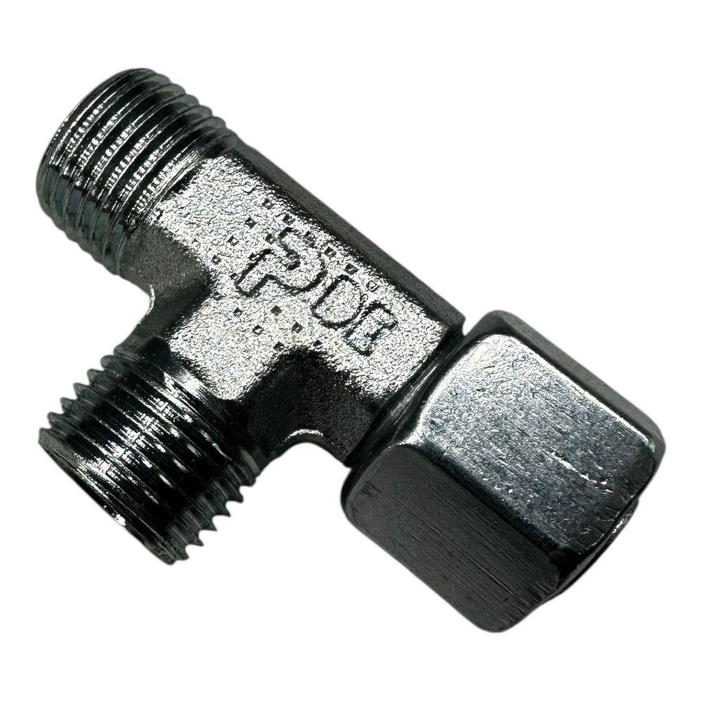 10x Parker Ermeto EL10LOMDCF Hydraulik T-Stück Verschraubung 10mm Außengewinde