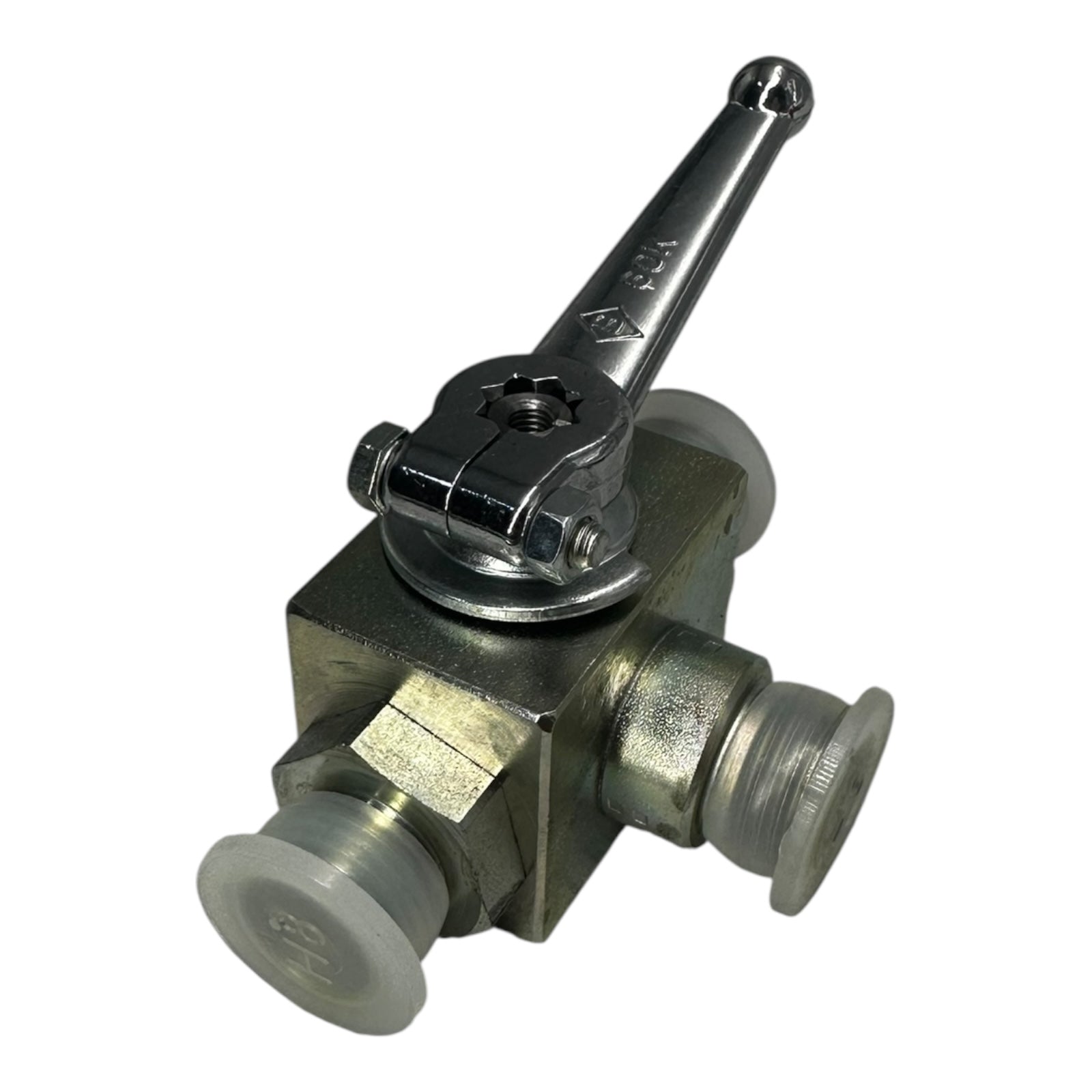 Böhmer Kugelhahn DN10 PN25 3-Wege Ventil Edelstahl PTFE Dichtung