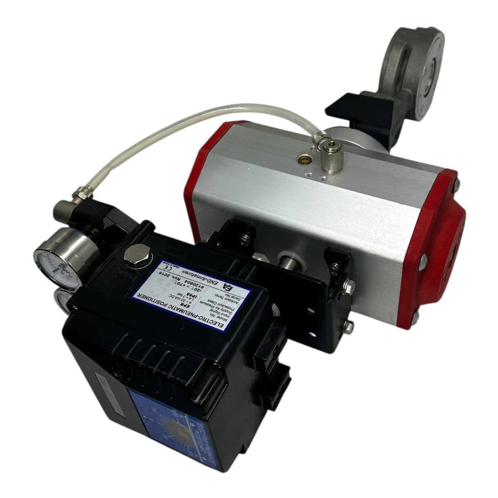 END-Armaturen BVHD DN50 PN25 Klappe mit EPR Elektro-Pneumatik Positioner IP66