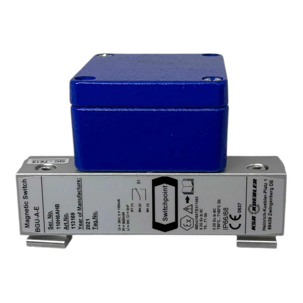 KSR KUEBLER BGU-A-E 113169 Magnetischer Endschalter IP66/68 ATEX 36VDC 100mA