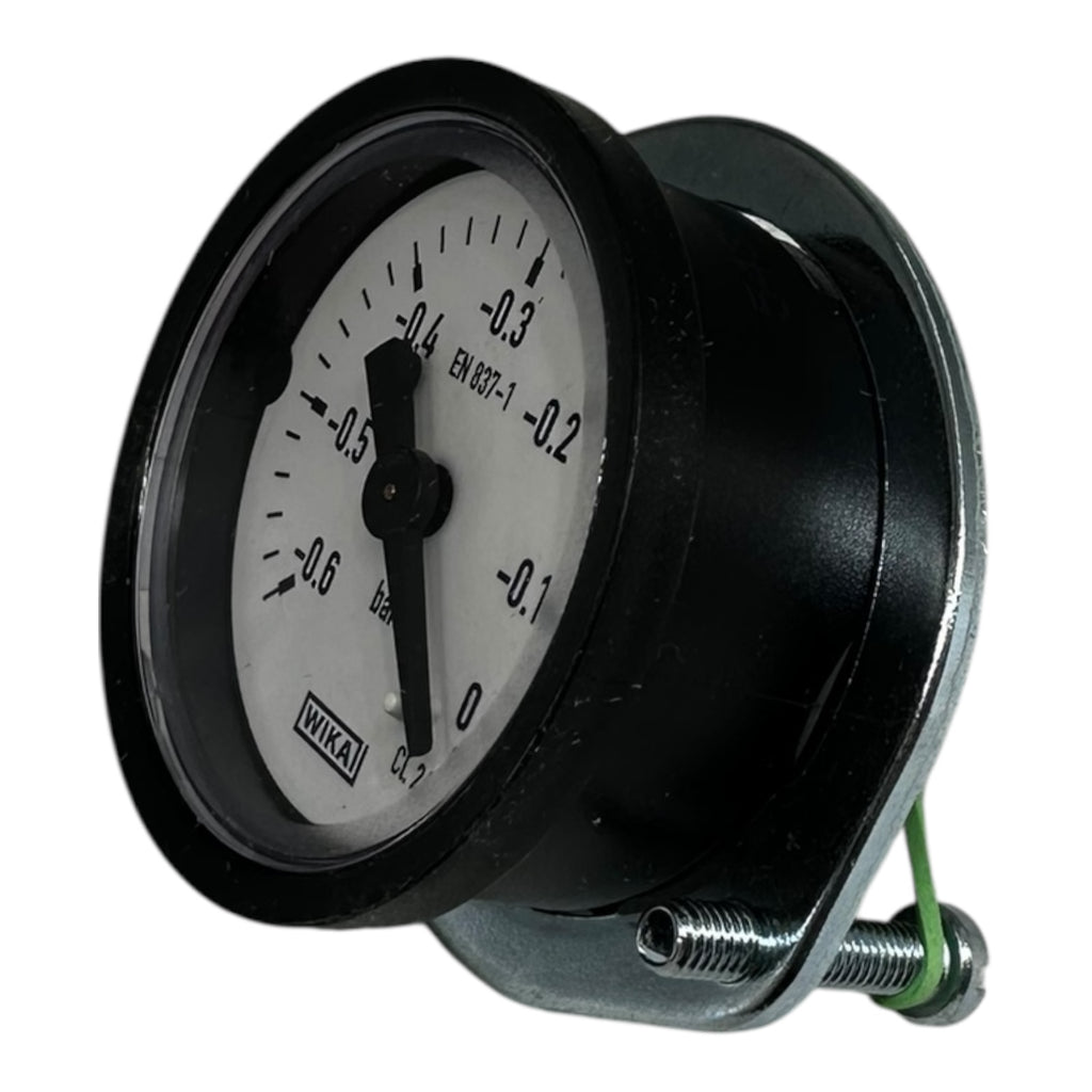 WIKA Manometer -0,6 bis 0 bar Vakuummeter EN 837-1 CL 2.5 Messgerät Neu
