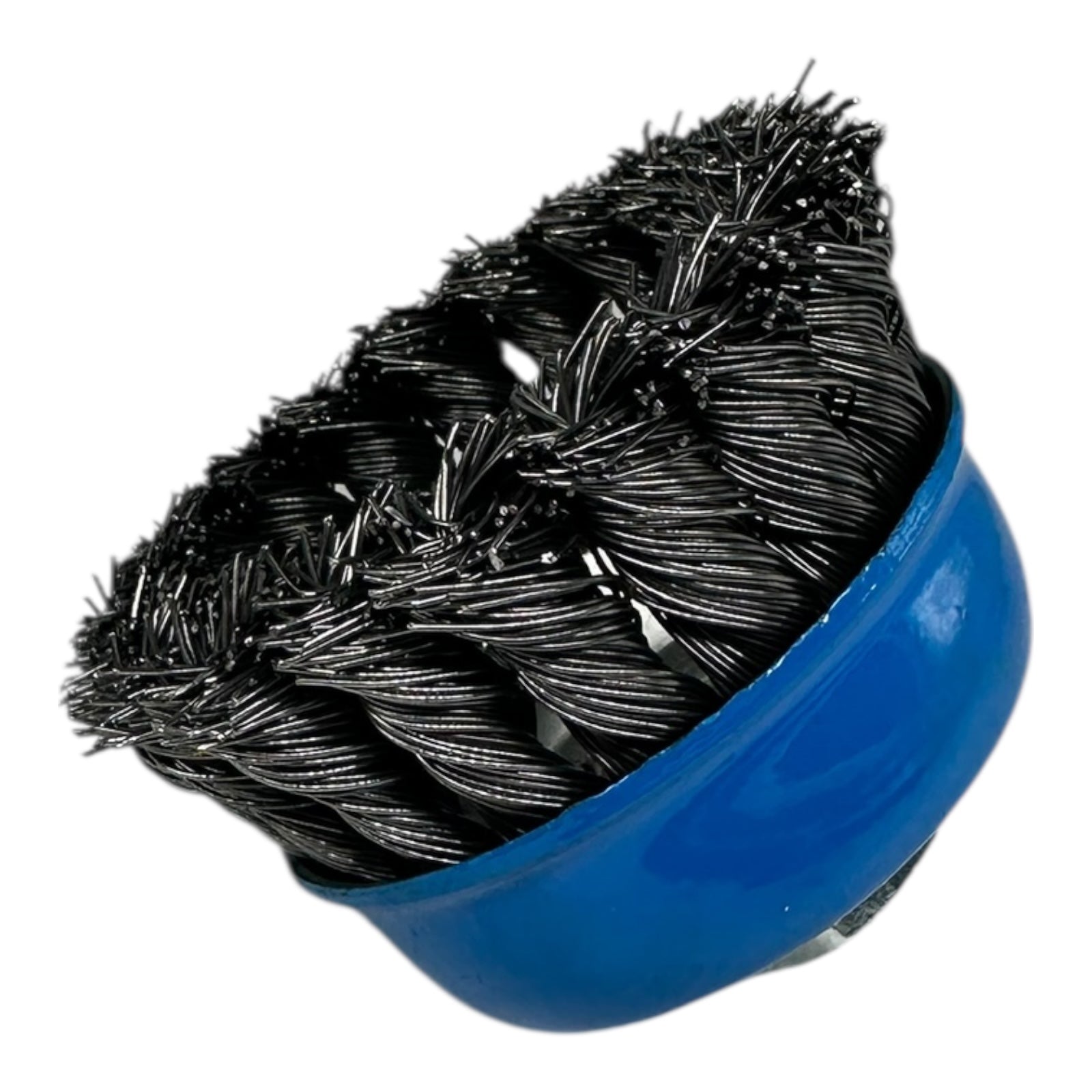 4x Cup Brush Knot Type Drahtbürste 65mm M14 M12 M10 Bohrung 8/16mm 13000RPM