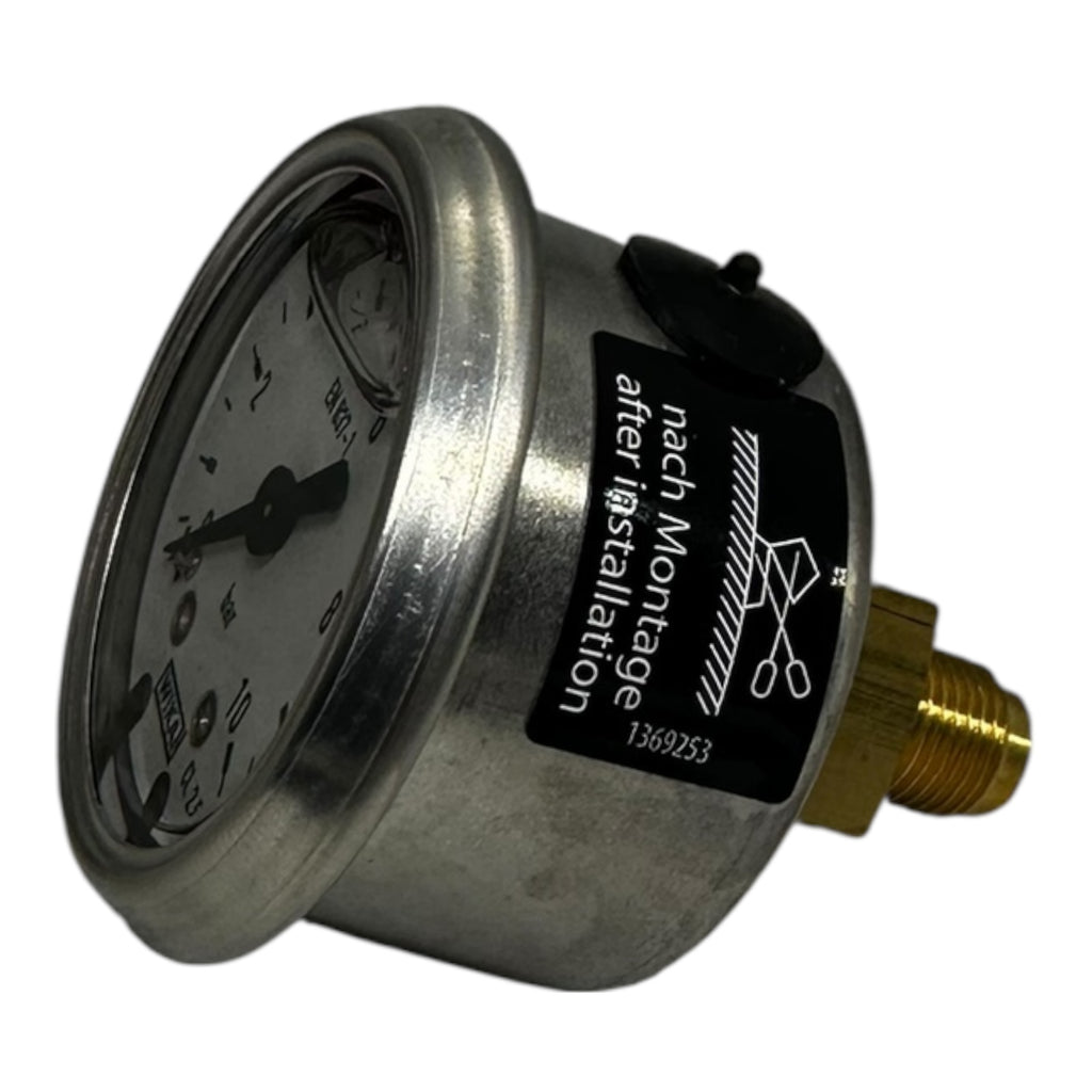 WIKA Manometer 113.53.040 10 bar G1/8B hinten Ø40mm Druckmesser CL 2.5