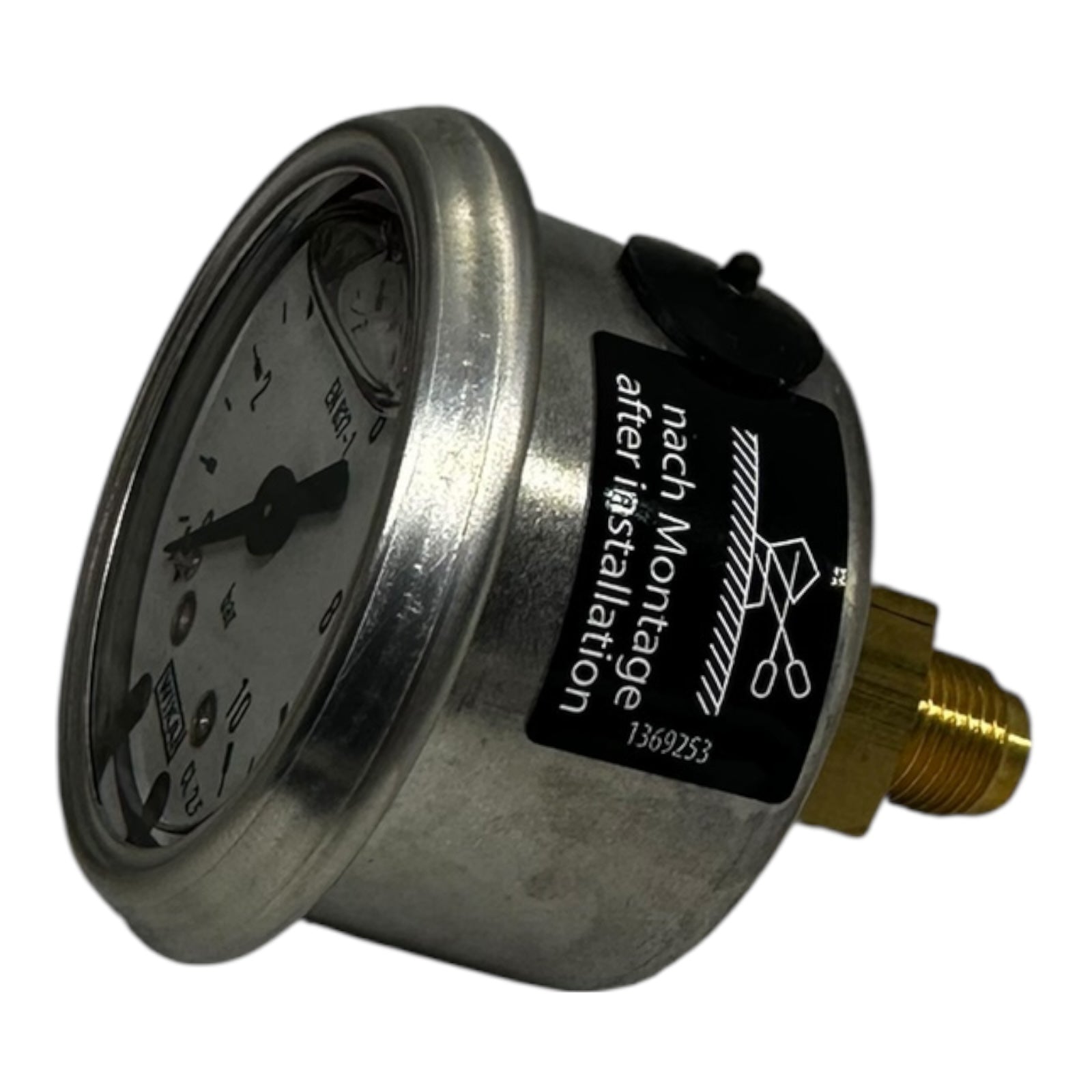 WIKA Manometer 113.53.040 10 bar G1/8B hinten Ø40mm Druckmesser CL 2.5