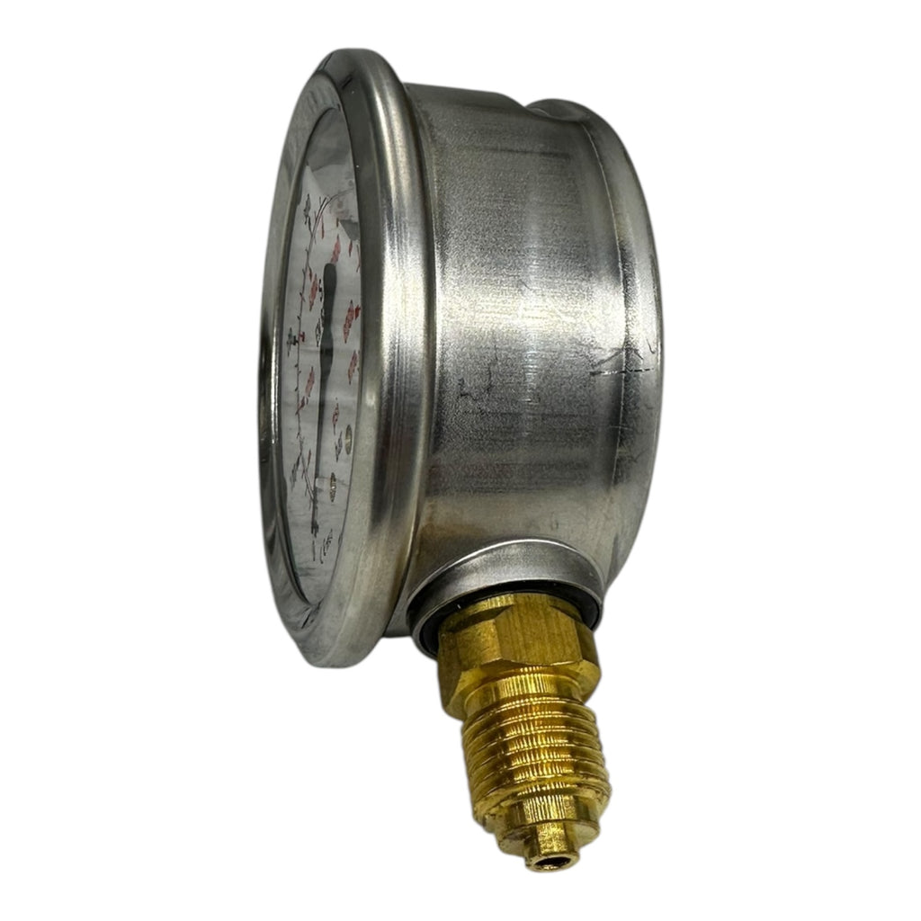 WIKA Manometer 0–600 bar 8700 psi G1/4B unten Ø100mm Druckmesser CL 1.6