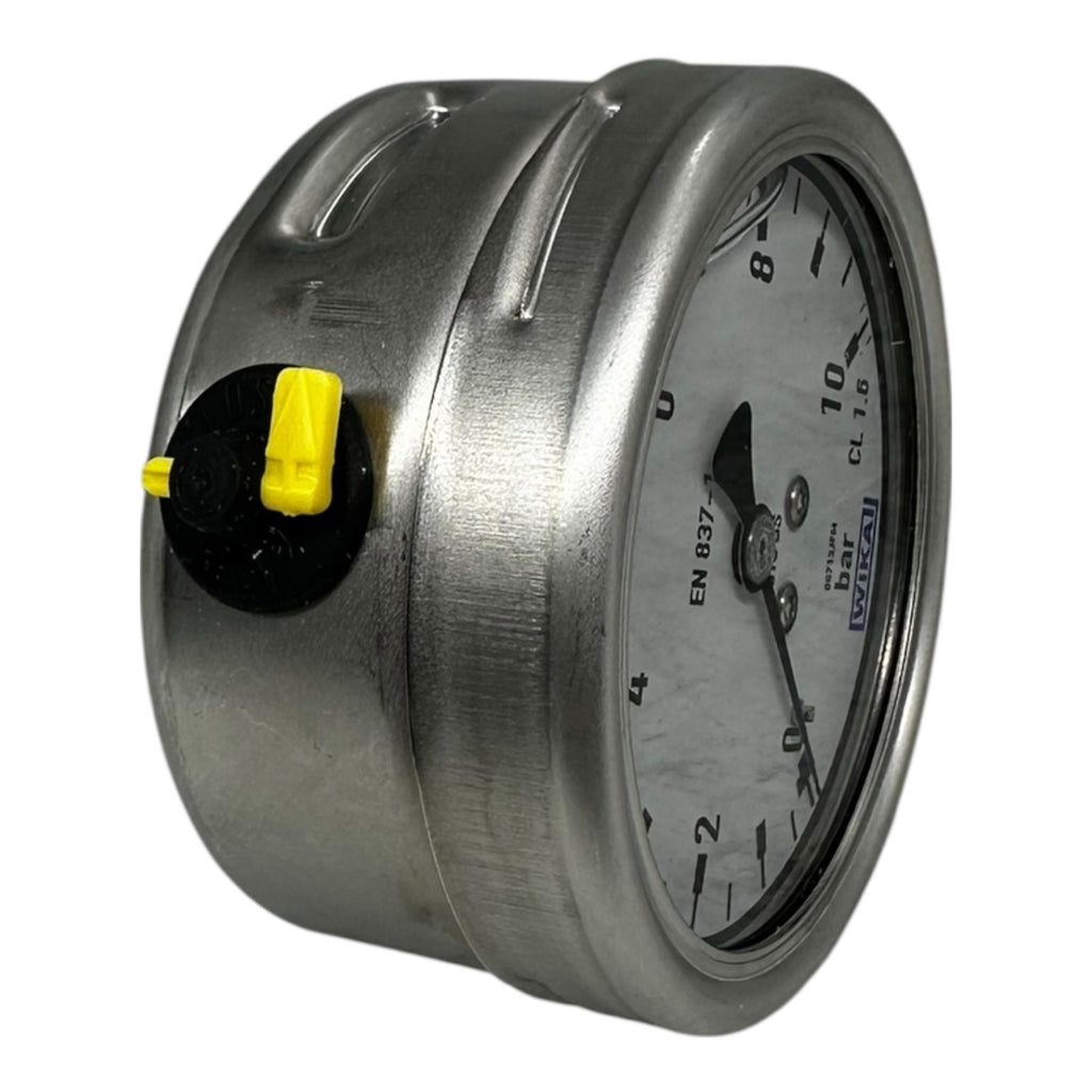 WIKA Manometer 233.50.063 10 bar G1/4B unten Ø63mm Edelstahl 316SS Druckmesser