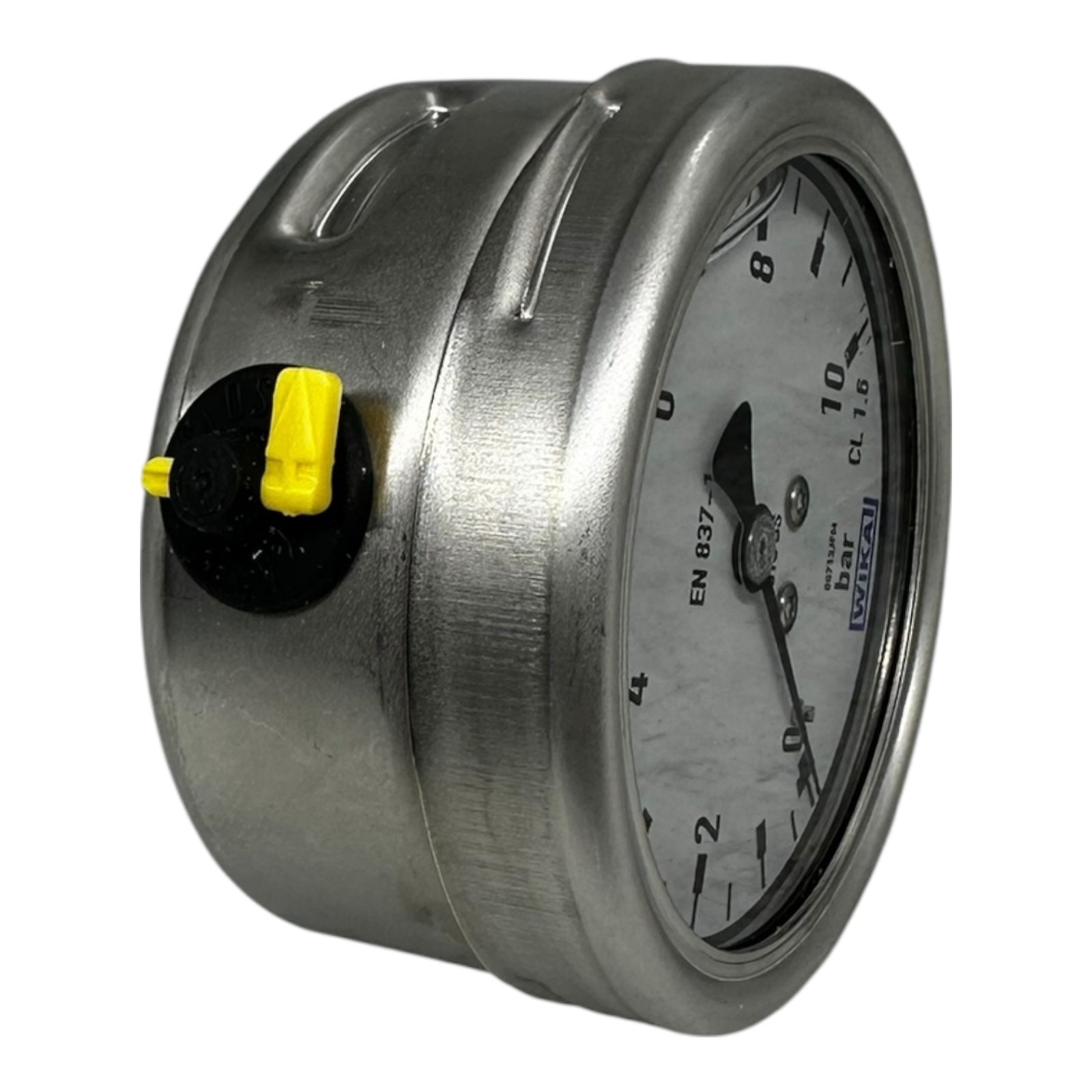WIKA Manometer 233.50.063 10 bar G1/4B unten Ø63mm Edelstahl 316SS Druckmesser