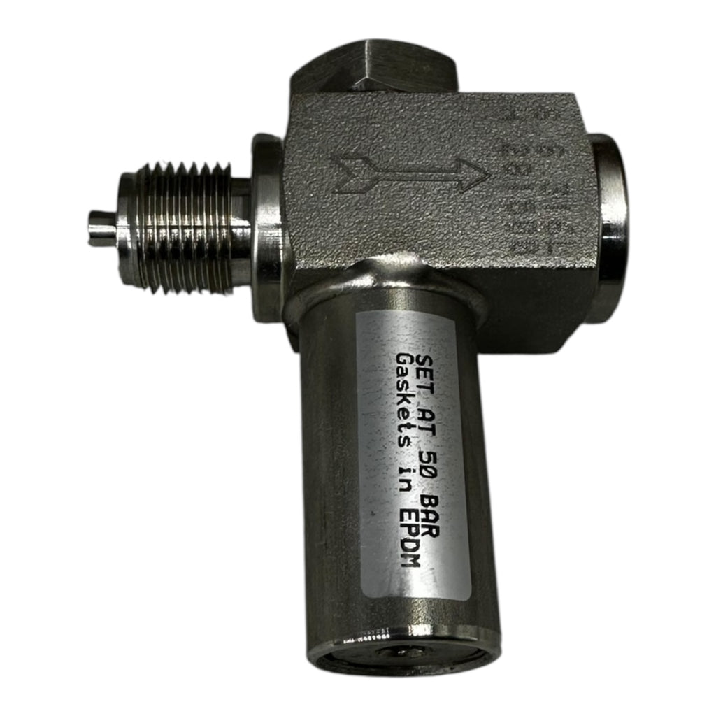 Sicherheitsventil 1/2” Edelstahl 316L Set 50 bar EPDM Dichtung Überdruckventil