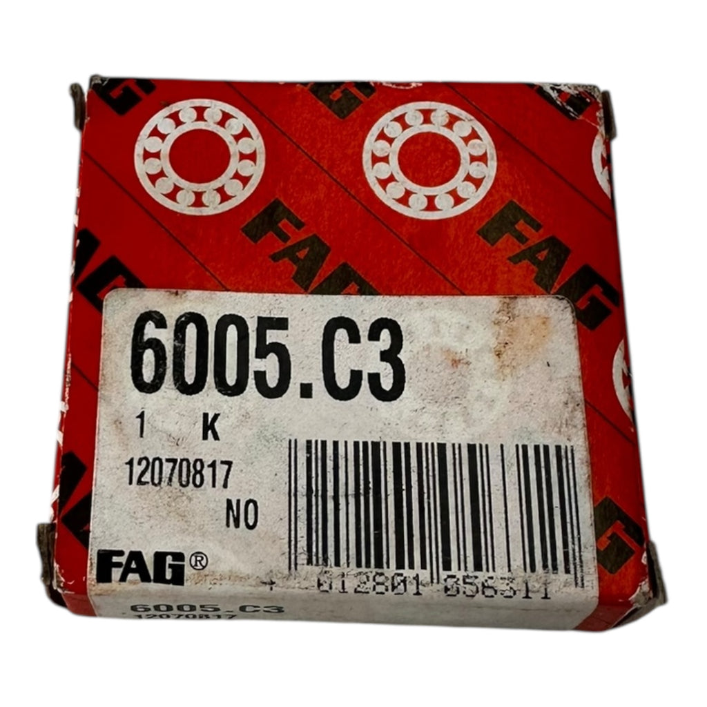 2x FAG Rillenkugellager 6005.C3 25x47x12 mm einreihig Lager neu OVP