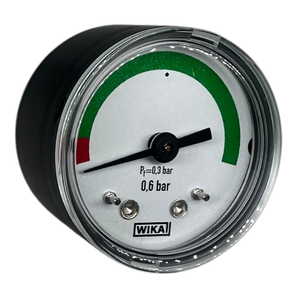 WIKA Manometer 0,6 bar Ø40mm Messgerät G1/8 G1/4B Druckmesser analog Neu