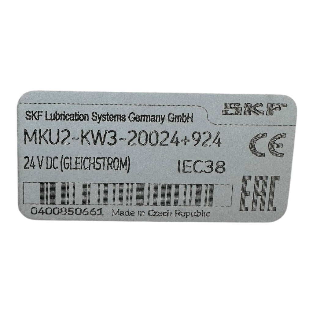 SKF MKU2-KW3-20024+924 Zentralschmieranlage 24V DC Schmierpumpe IEC38