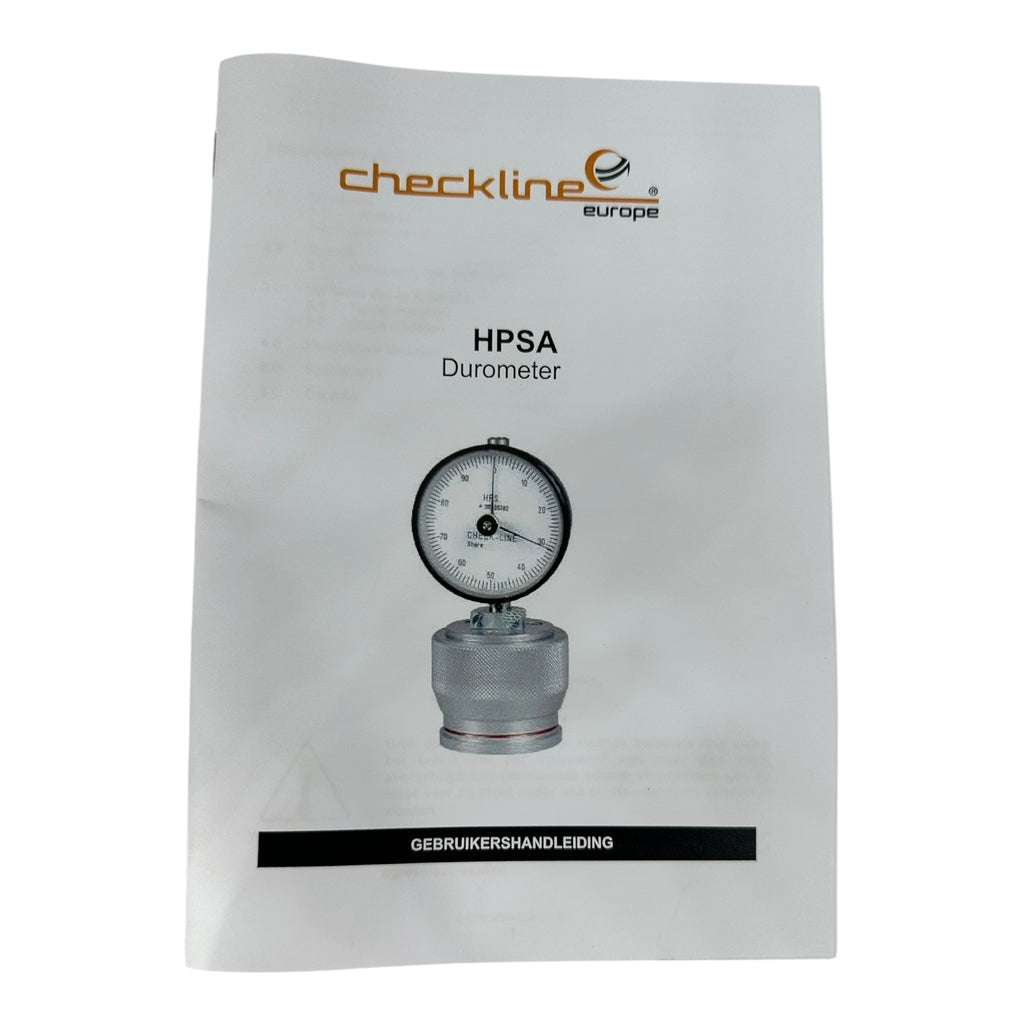 Checkline HPSA Shore A Durometer Härteprüfer Schmidt DIN 53505 Kalibriert