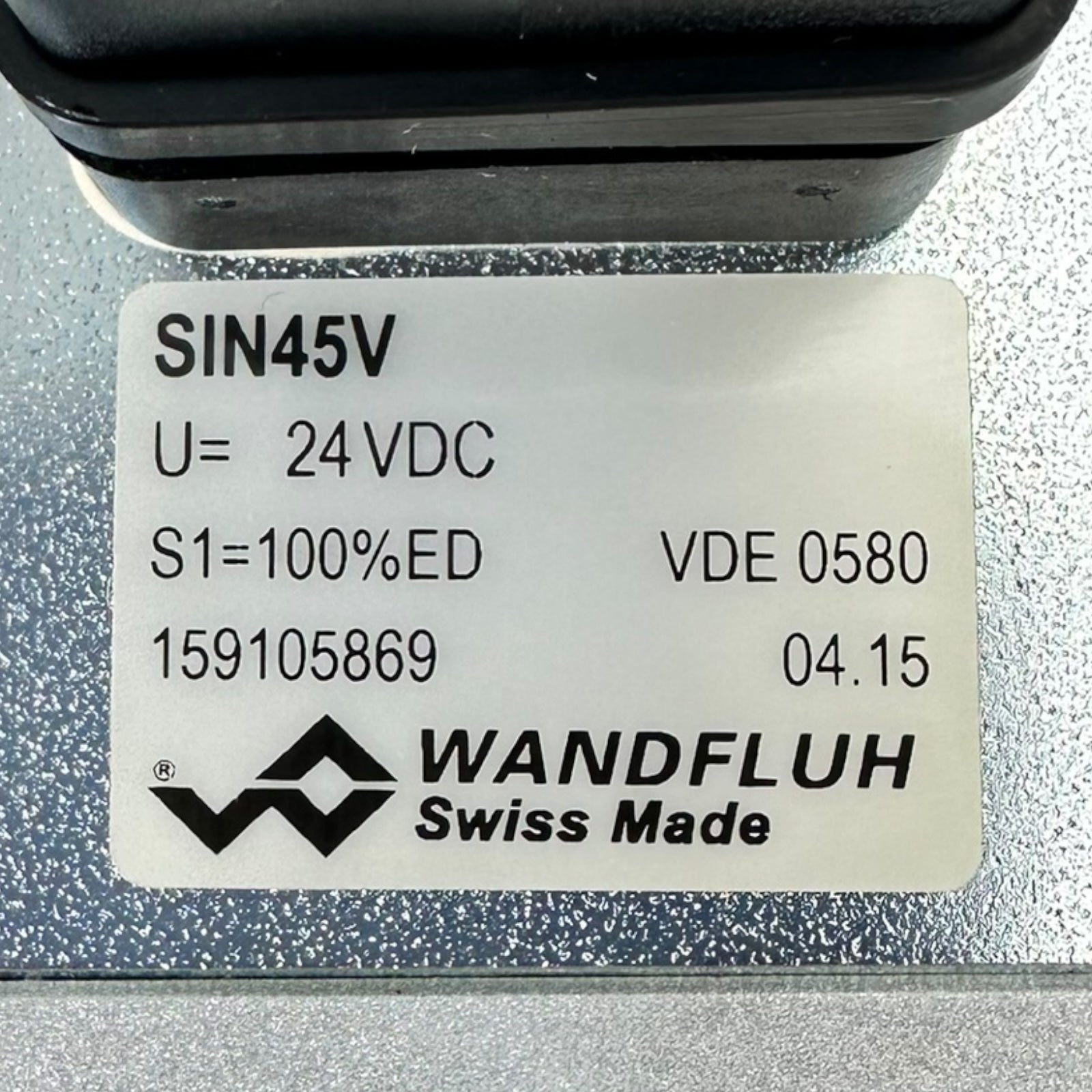 Wandfluh AMW4D62 Hydraulikventil 24V DC Magnetventil 350 bar, VDE 0580