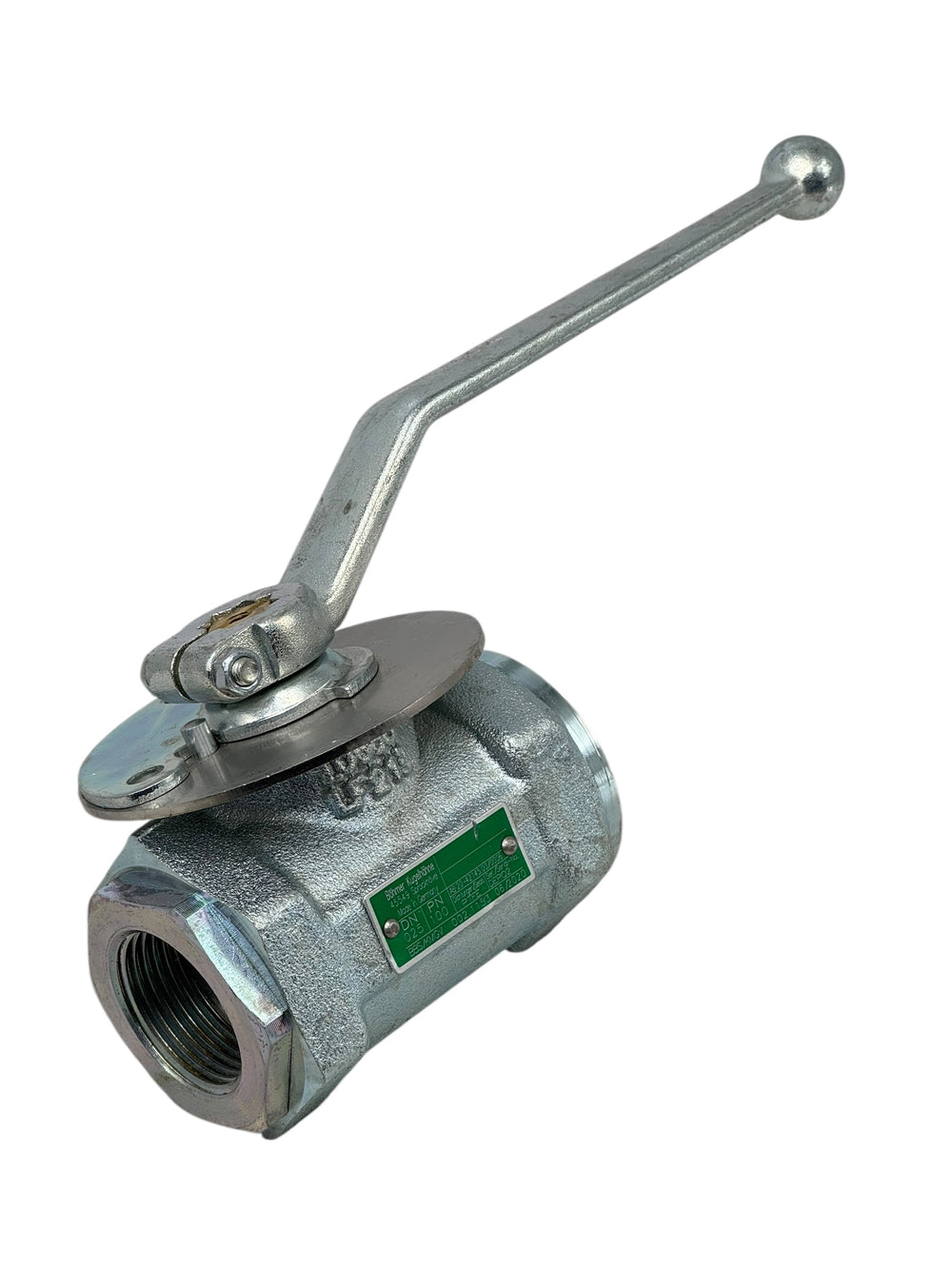 Böhmer BBS/KMGV100.725-A-L 002.1153 Kugelhahn DN25 PN100 IG PTFE Schaltblock