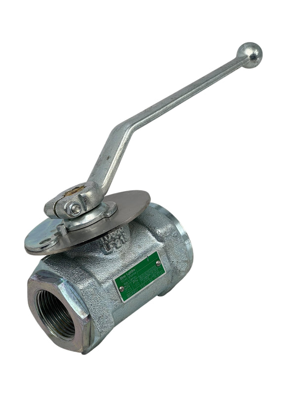 Böhmer BBS/KMGV100.725-A-L 002.1153 Kugelhahn DN25 PN100 IG PTFE Schaltblock