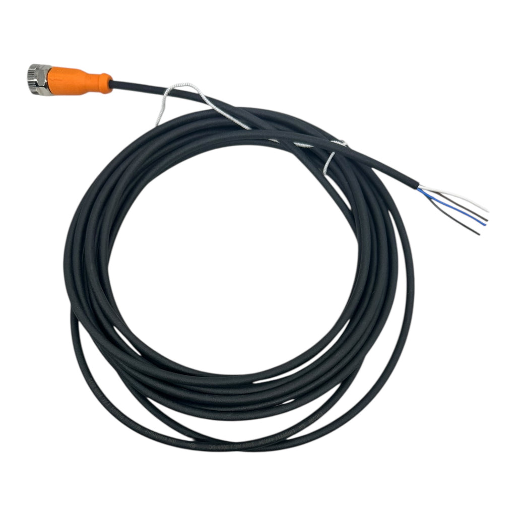 ifm EVC002 Anschlusskabel M12 4-polig 5 m Sensorleitung 250V AC / 300V DC neu