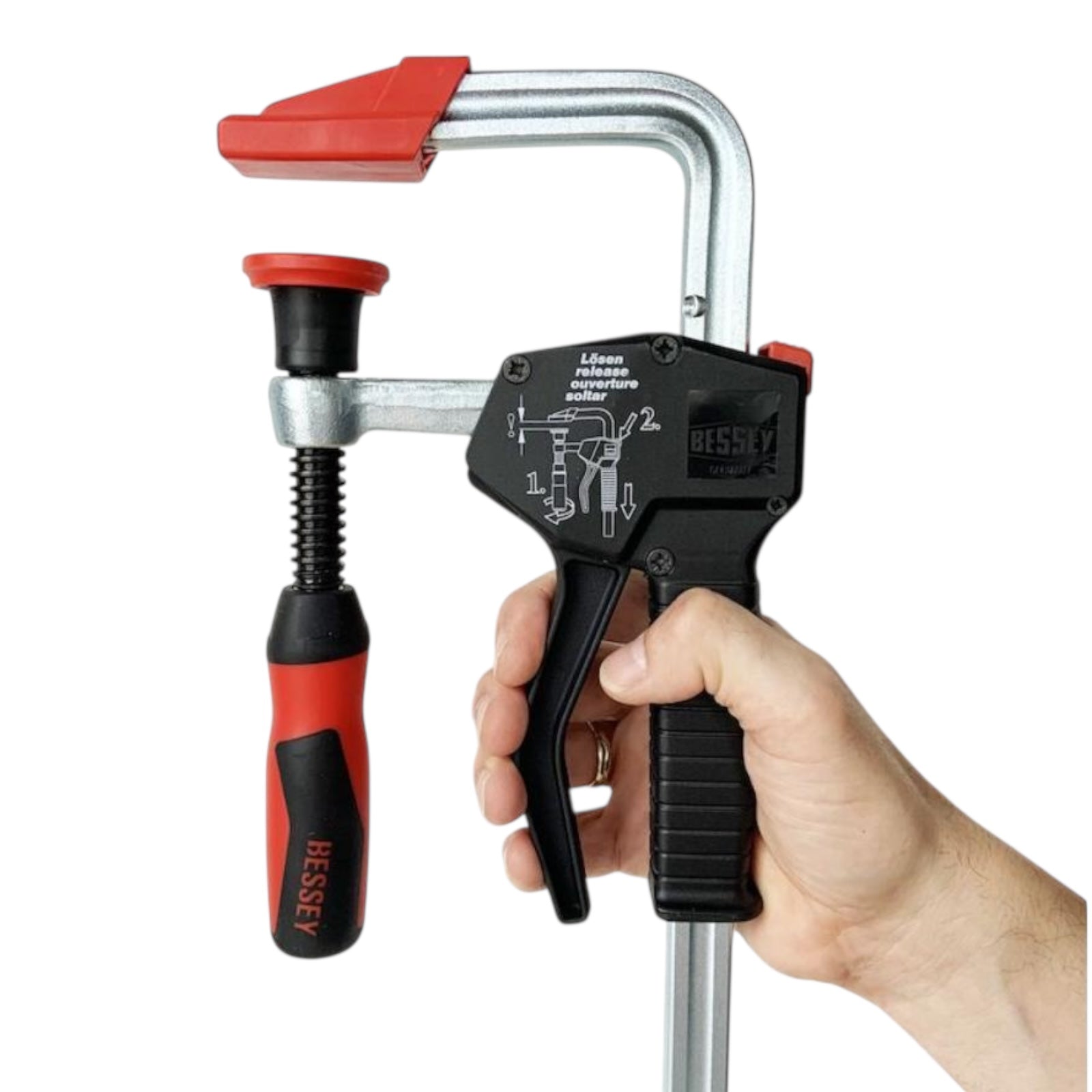 Bessey Hebelzwinge GZ2K 300/120 Einhandzwinge Schnellspanner 120 mm NEU