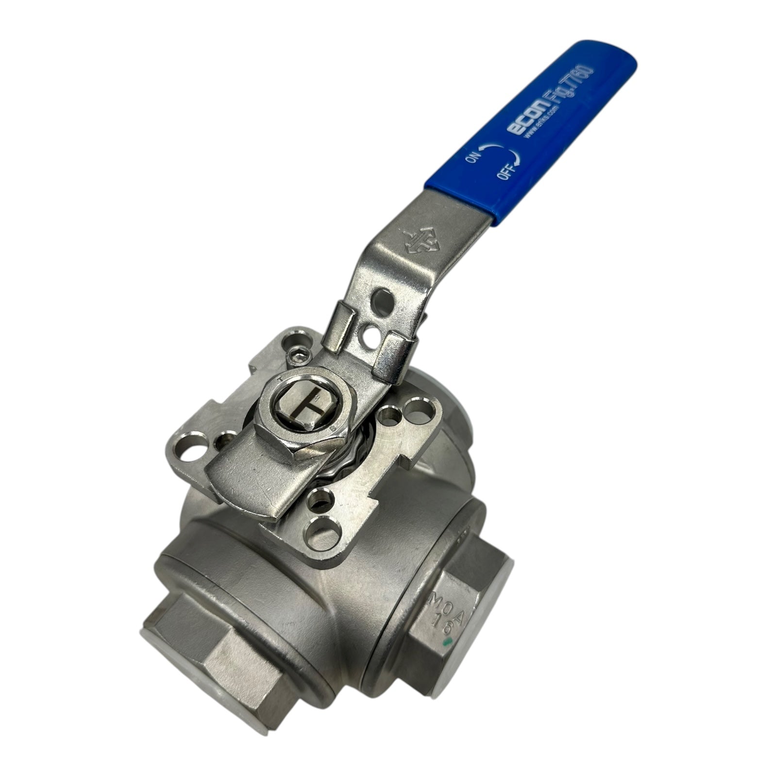 Econ Fig.7760 Kugelhahn 1 1/2” Edelstahl 3-Wege 1000 WOG ISO PN69 neu