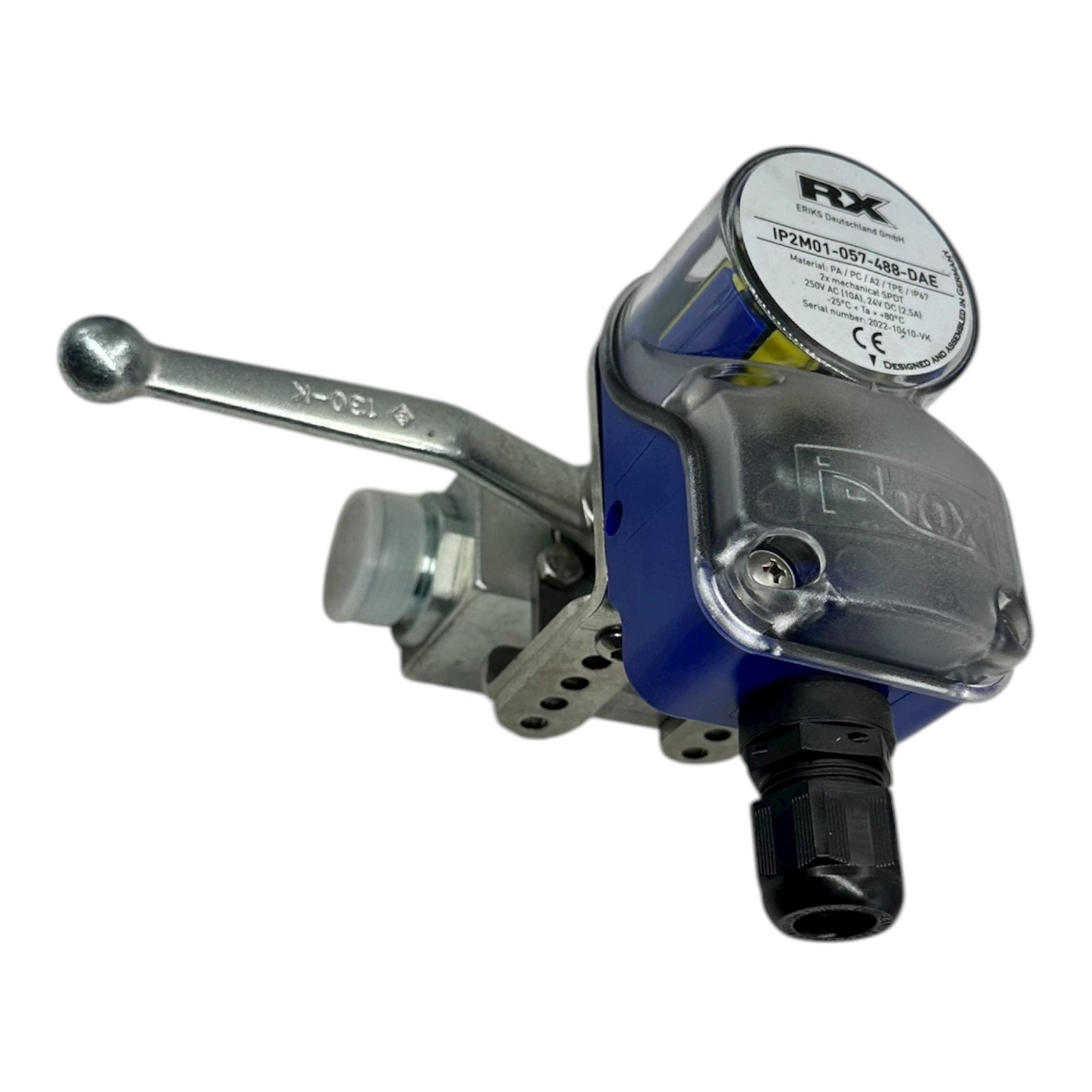 Böhmer Kugelhahn DN16 PN400 S355J2C-C mit RX IP2M01 Stellungsanzeige neu