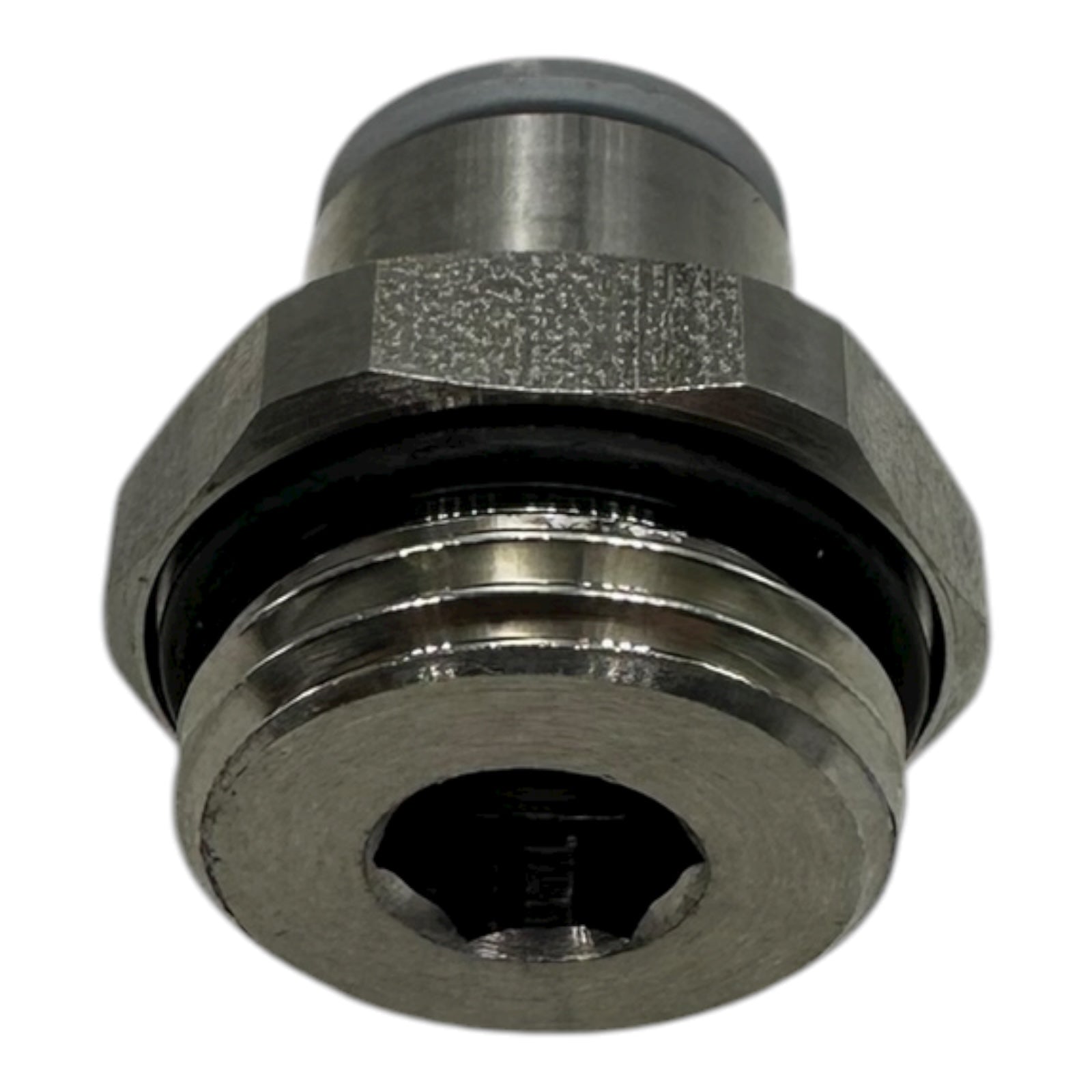 10x Parker Legris 69111021 Steckanschluss G1/4” Edelstahl Pneumatikfitting