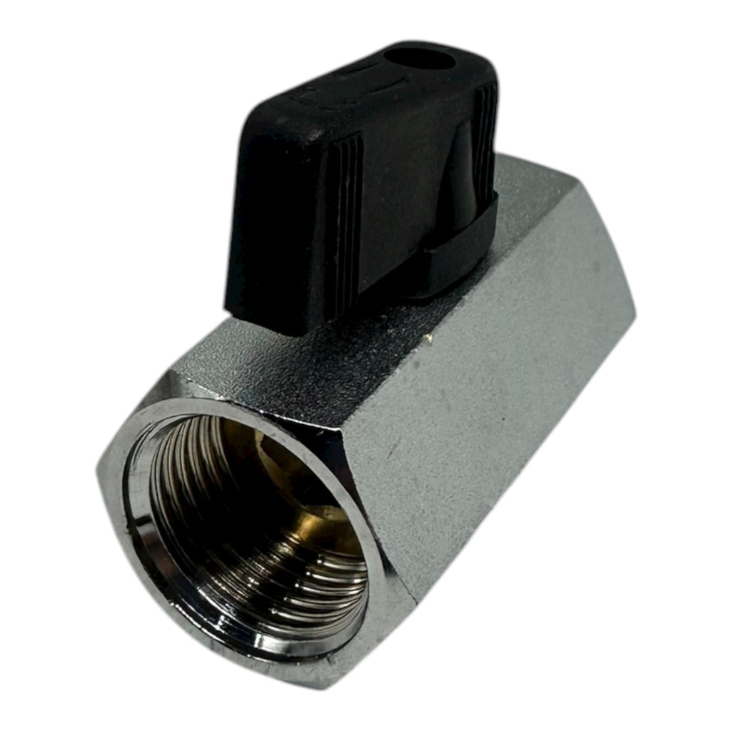21x Rub Mini-Kugelhahn Typ 3500 DN13 PN30 G1/2” CW617N Messing vernickelt