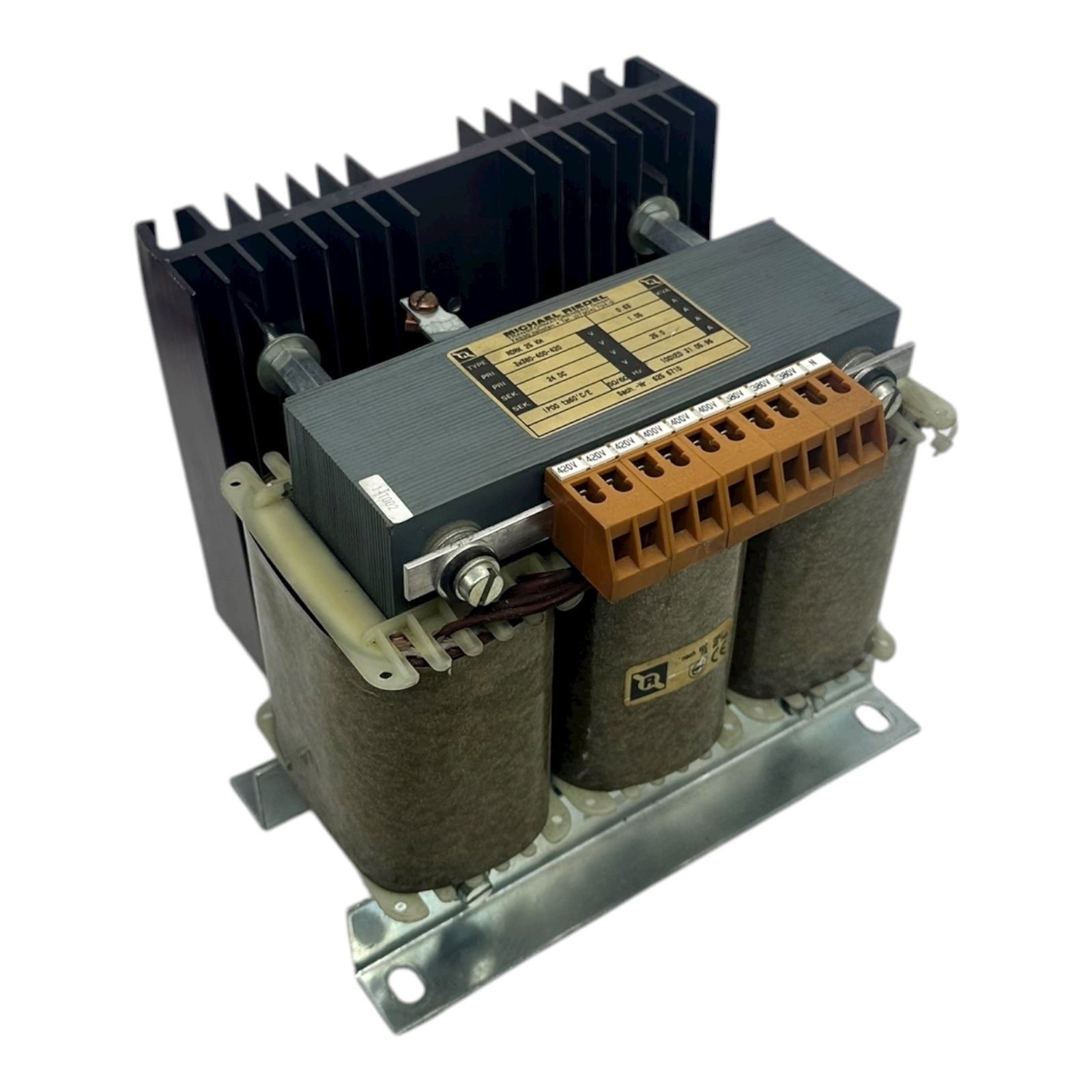Michael Riedel RDRK 25kN Trafo 3×380–400–420V / 24V DC 0.63kVA Gleichrichter