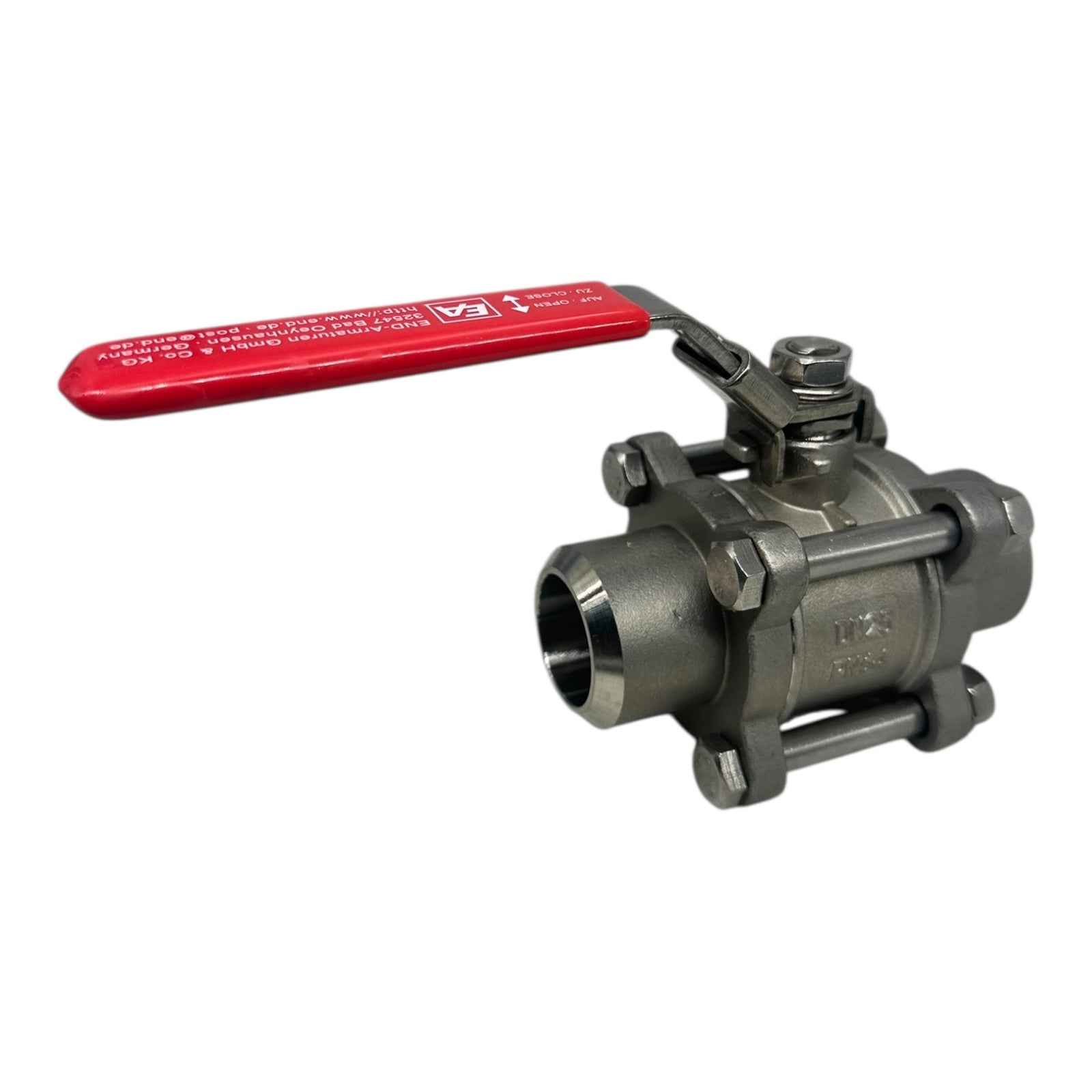 END-Armaturen Kugelhahn DN25 PN64 Edelstahl 1” 2-teilig Industrieventil