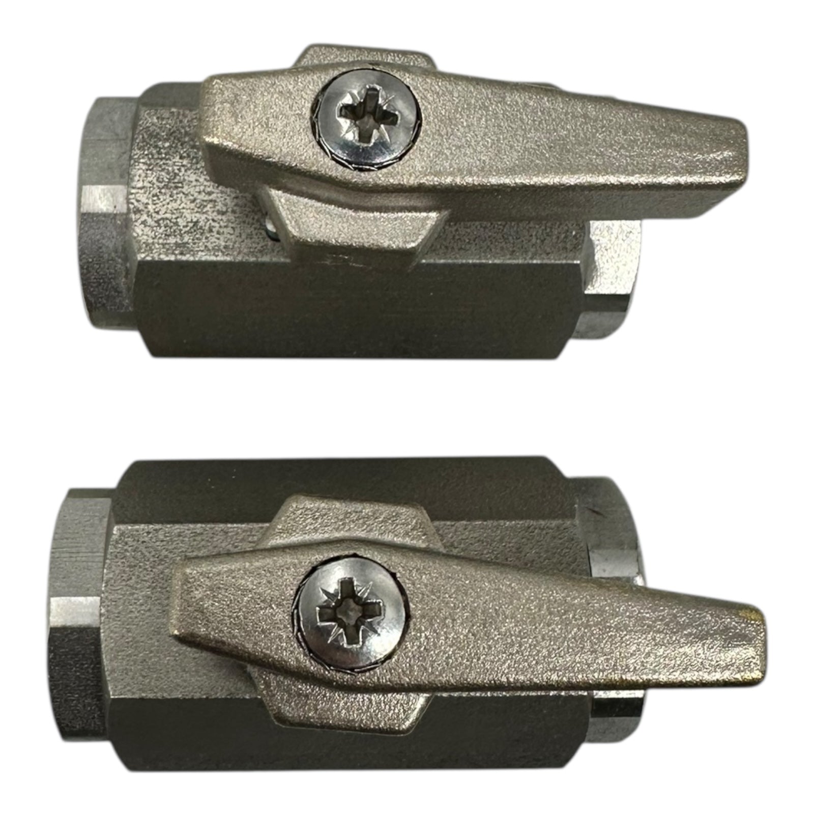 2x Parker 0465 10 21 Kugelhahn Edelstahl 1/4” Innengewinde ROHS