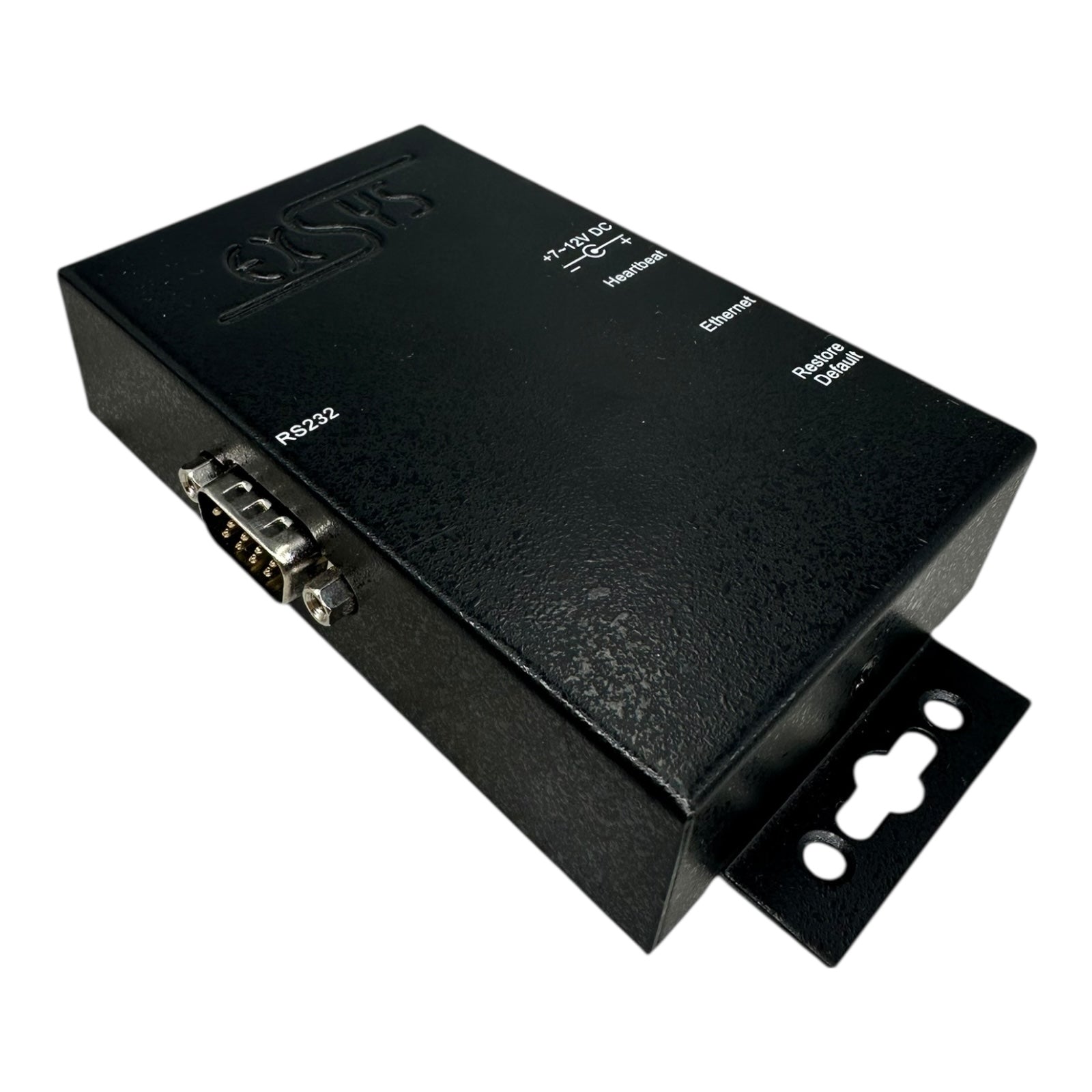 ExSYS RS232 zu Ethernet Adapter Industrie Konverter 7–12V DC gebraucht