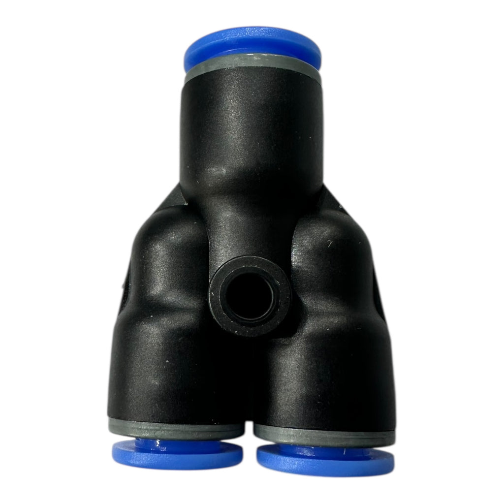 40x Riegler 109856 Y-Steckverbinder Reduzierend 8/6 mm Blau Serie Pneumatik