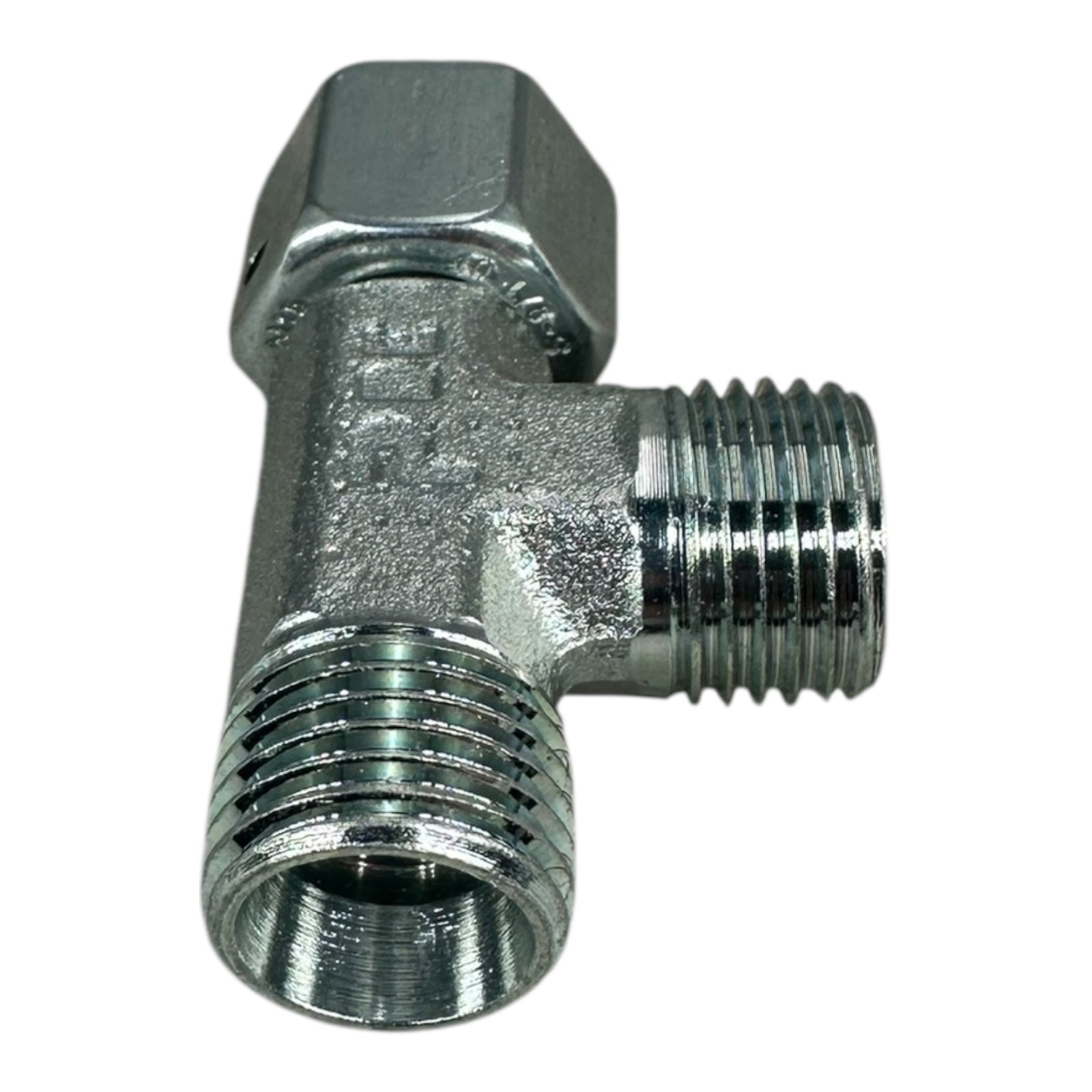 5x Parker EL10LOMDCF EO Swivel Nut Run Tee T-Stück Hydraulik Verschraubung