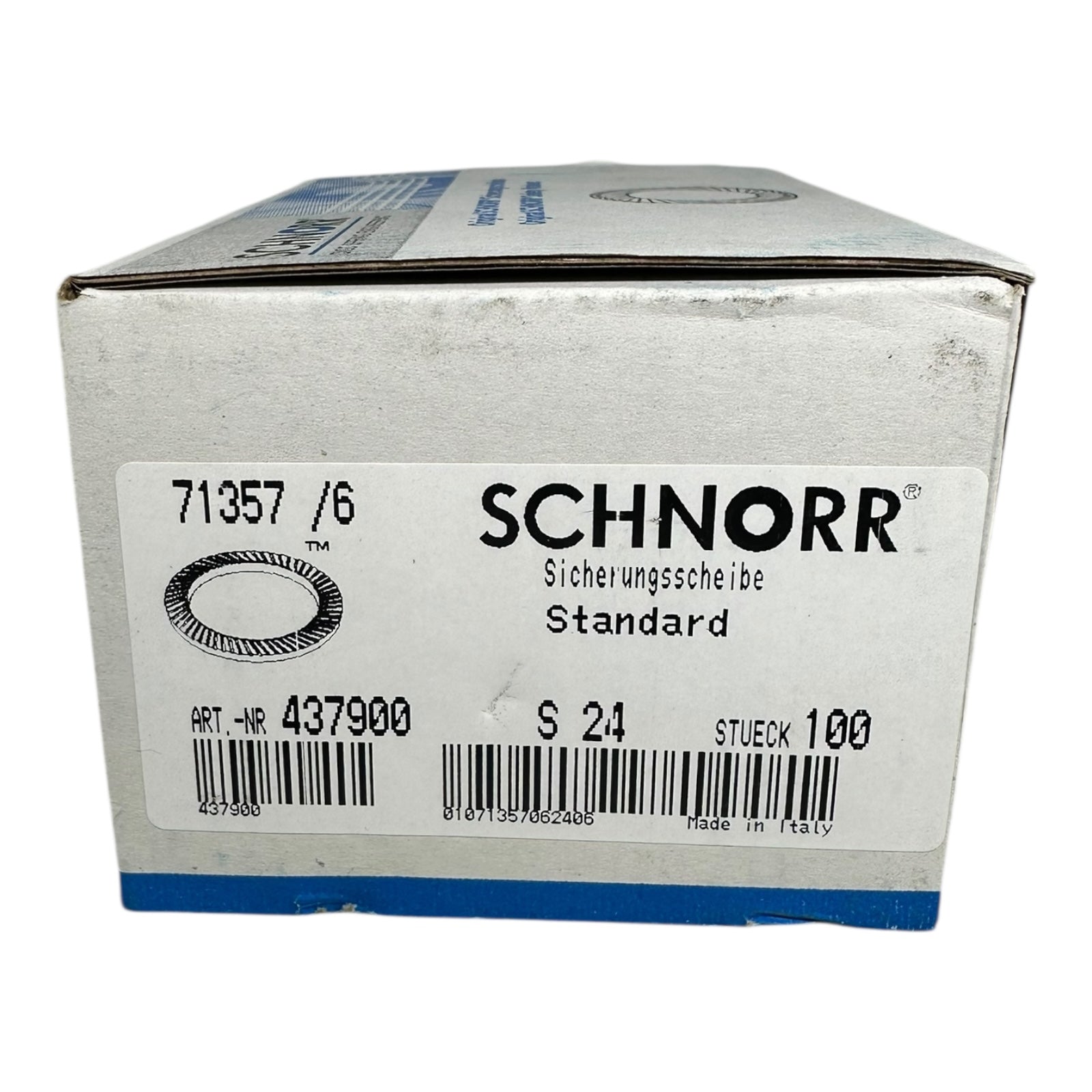 100x Schnorr 437900 Sicherungsscheiben S24 Keilscheiben Standard 100 Stück neu