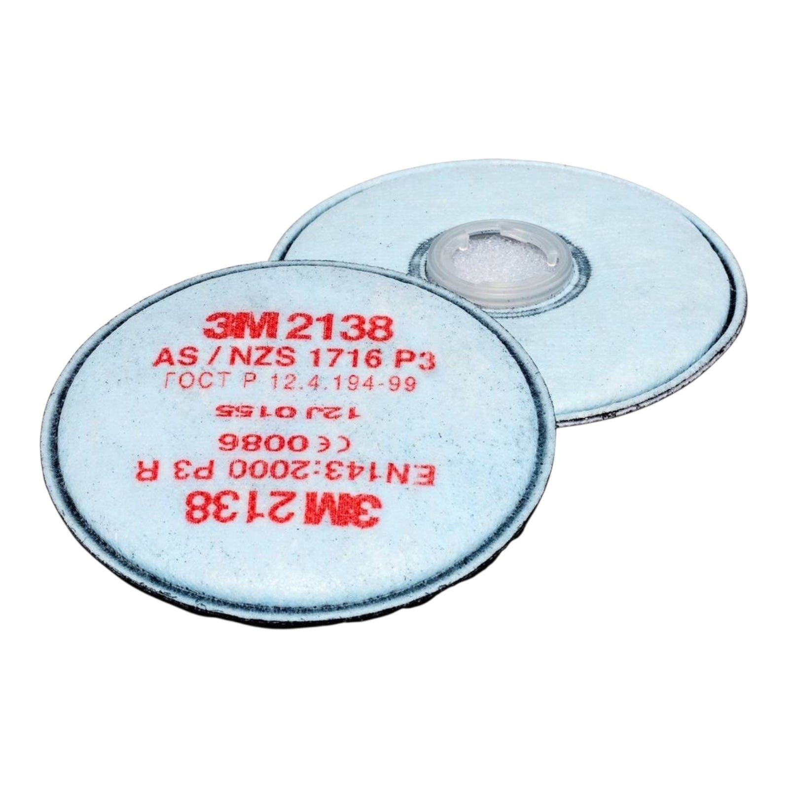 12x 3M 2138 P3 R Partikelfilter Feinstaubfilter 10x Atemschutz Ersatzfilter