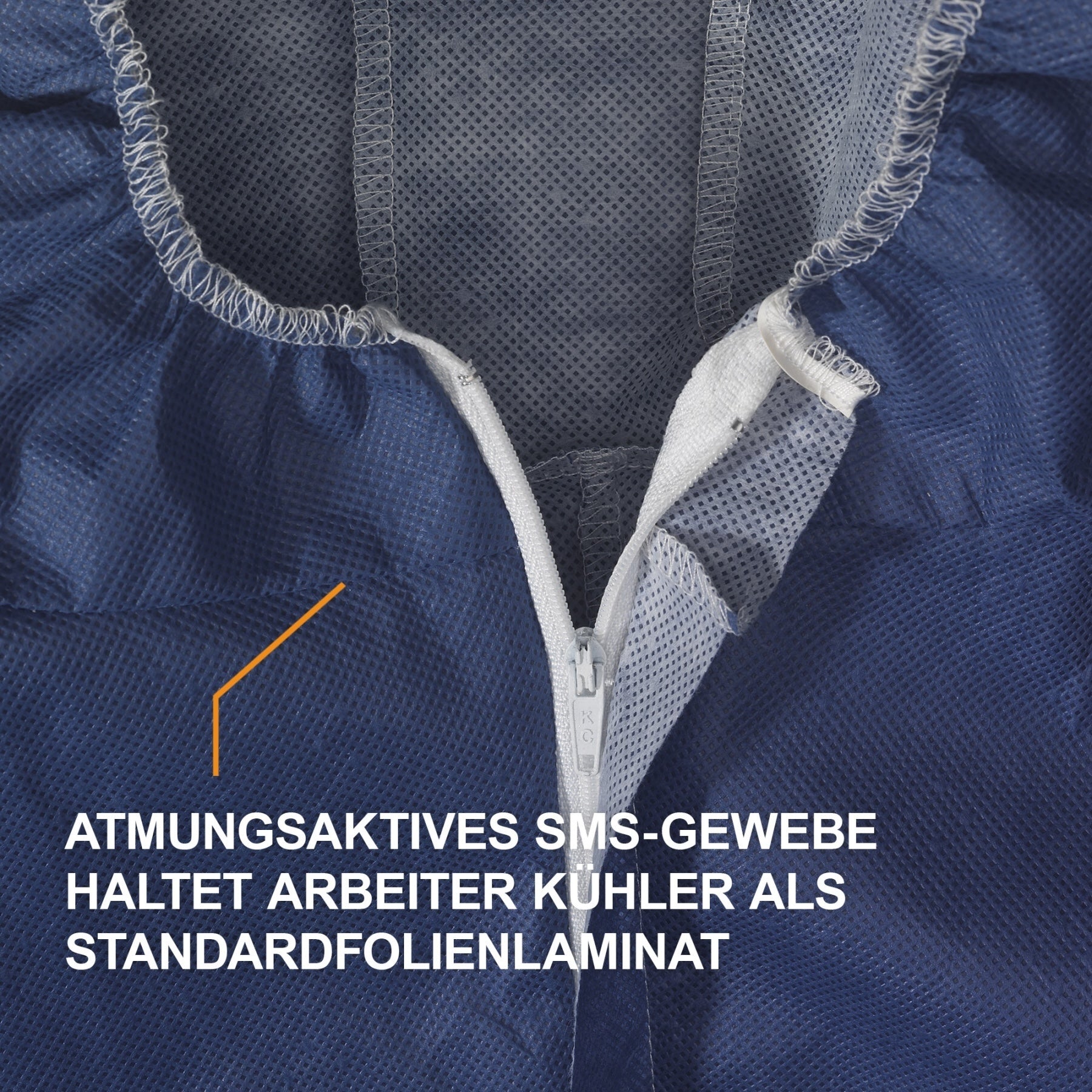2x KleenGuard A50 Schutzanzug XXXL Blau Overall Partikelschutz Chemikalienschutz