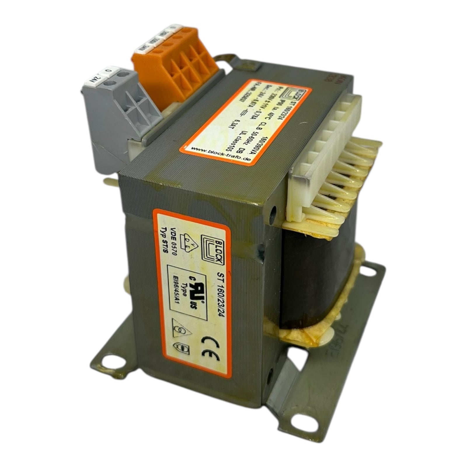 BLOCK ST 160/23/24 Transformator 230V → 24V 6,67A 160VA Steuertrafo