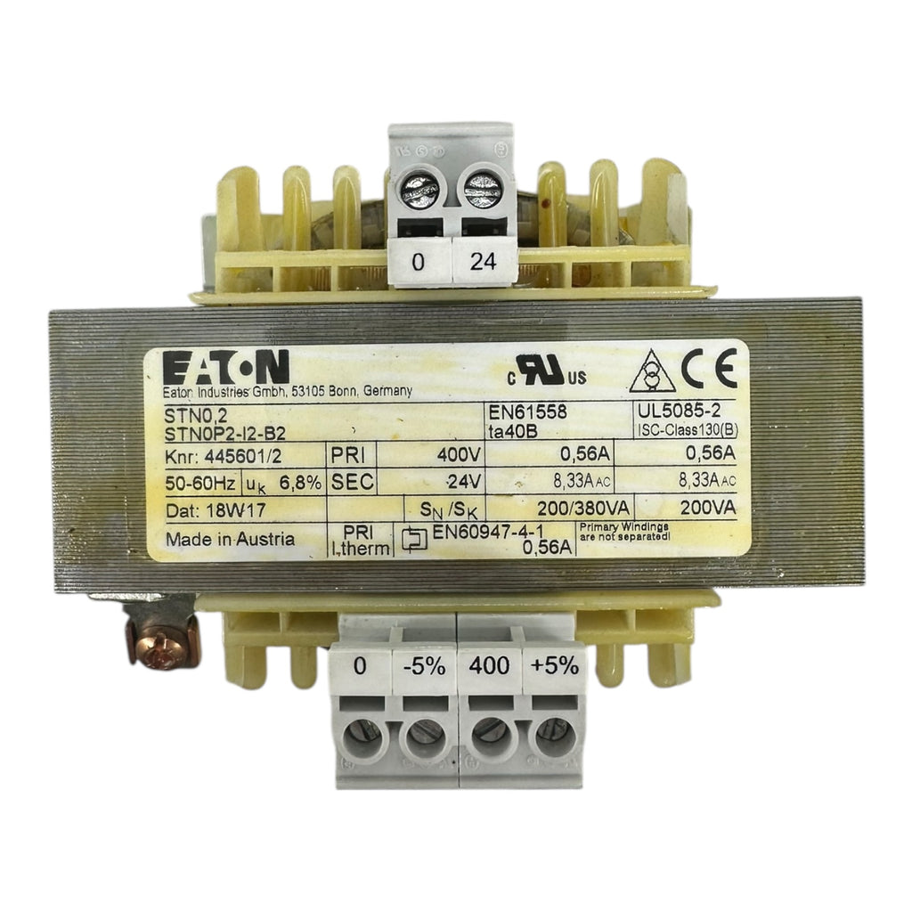 EATON STN0.2 Transformator 400V → 24V 8,33A 200VA Steuertrafo