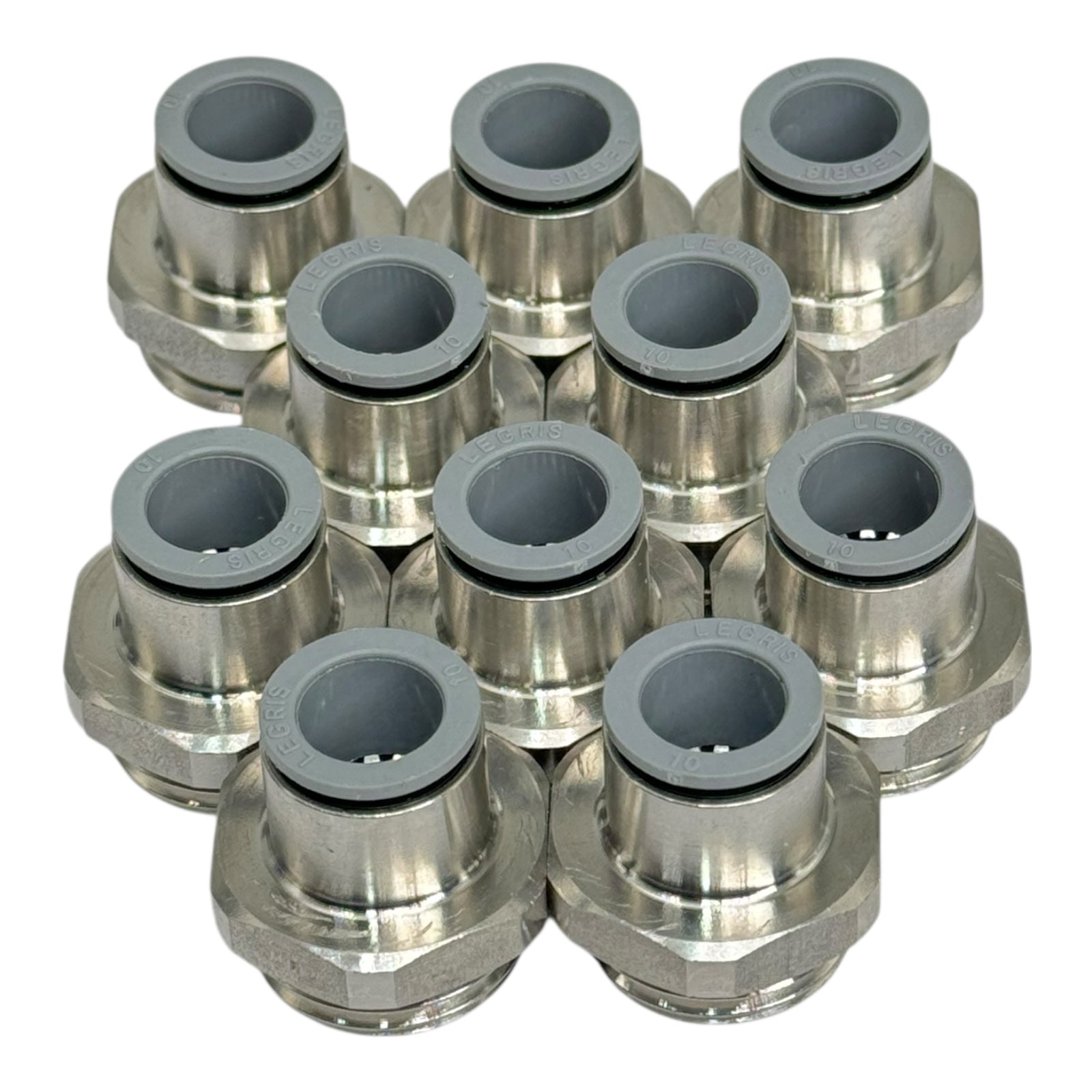 10x Legris 6911 10 21 Einschraubverschraubung 10 mm–R1/2” Pneumatik Fitting